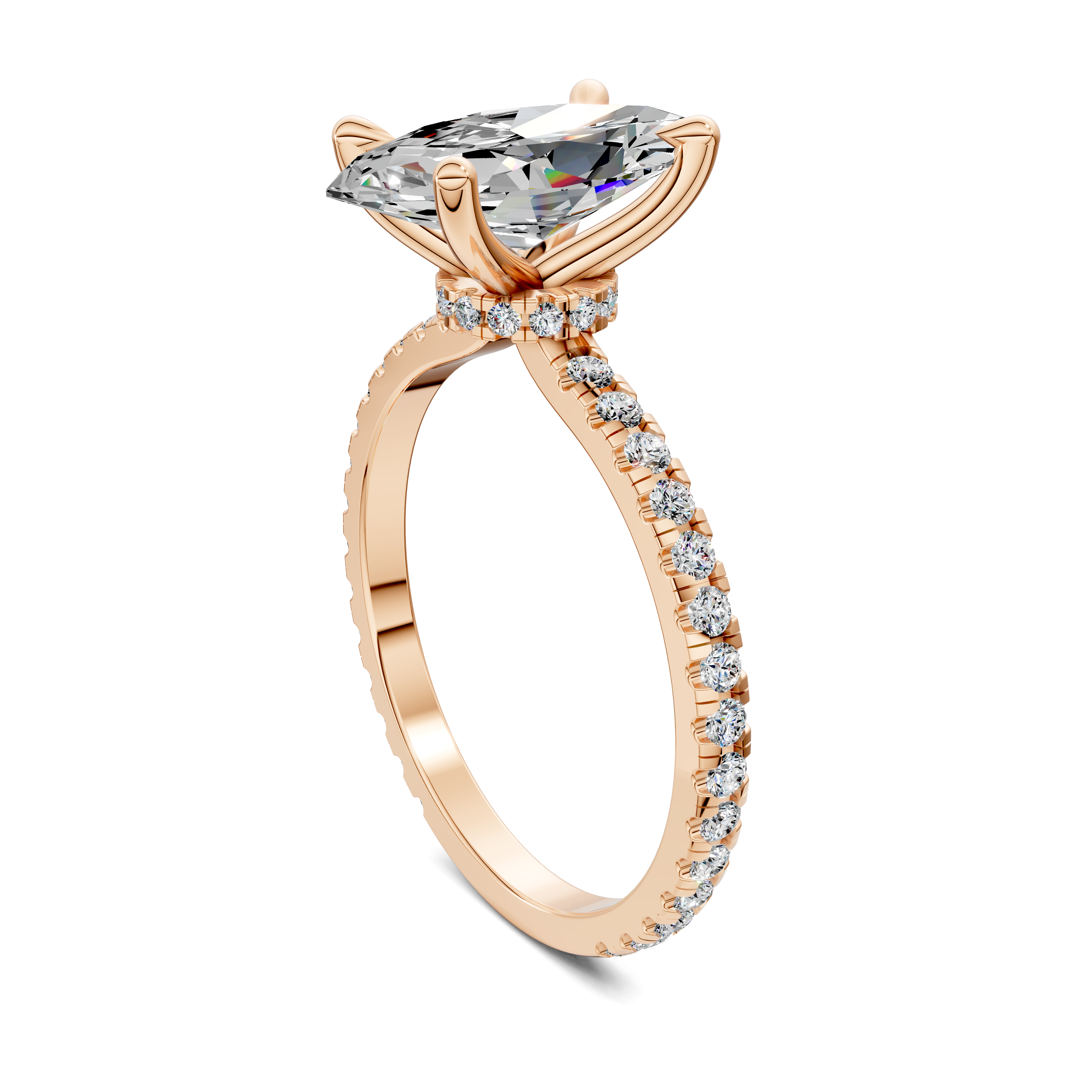 Rhea Secret Halo Ring