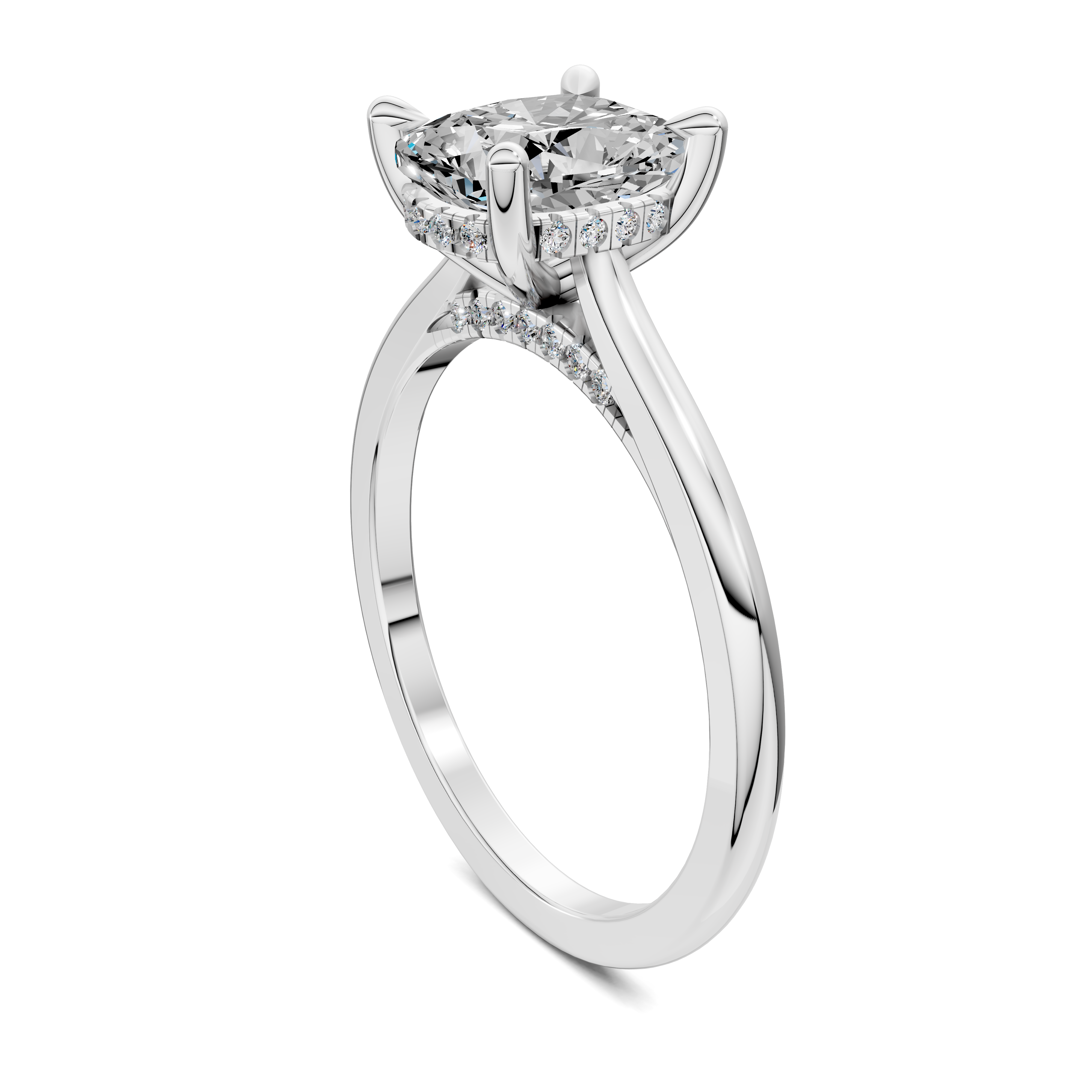 Estella Pavé Bridge Ring