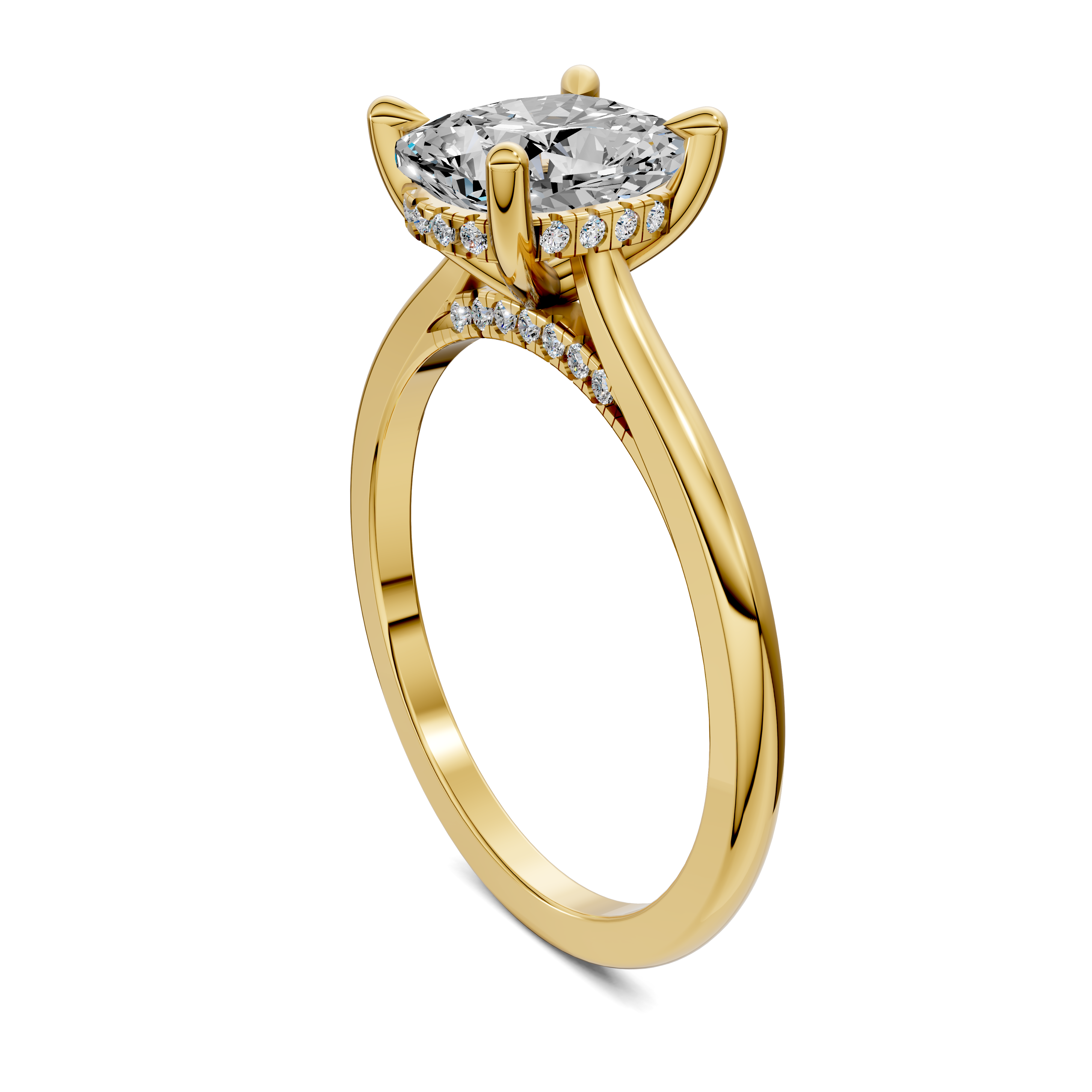 Estella Pavé Bridge Ring