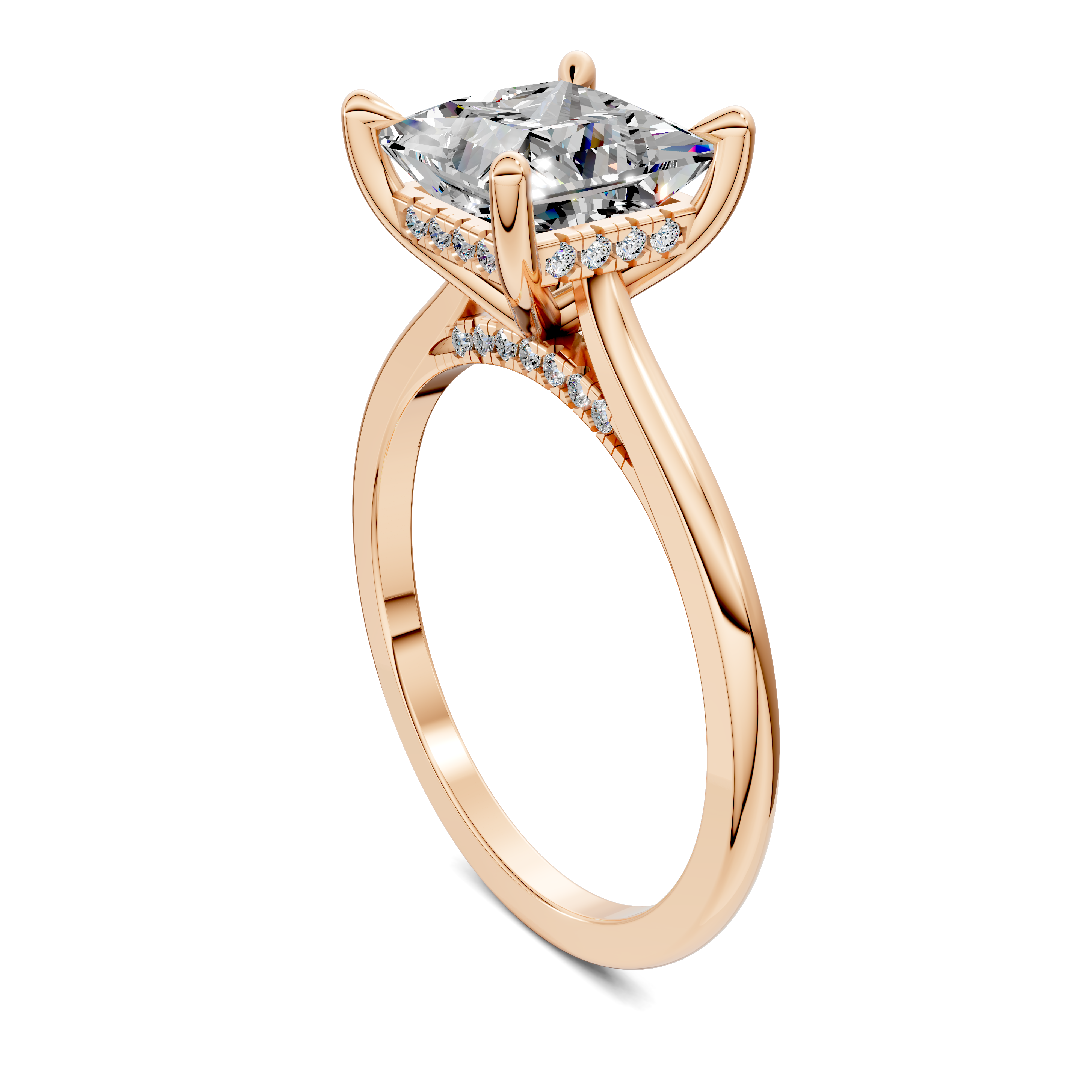 Estella Pavé Bridge Ring