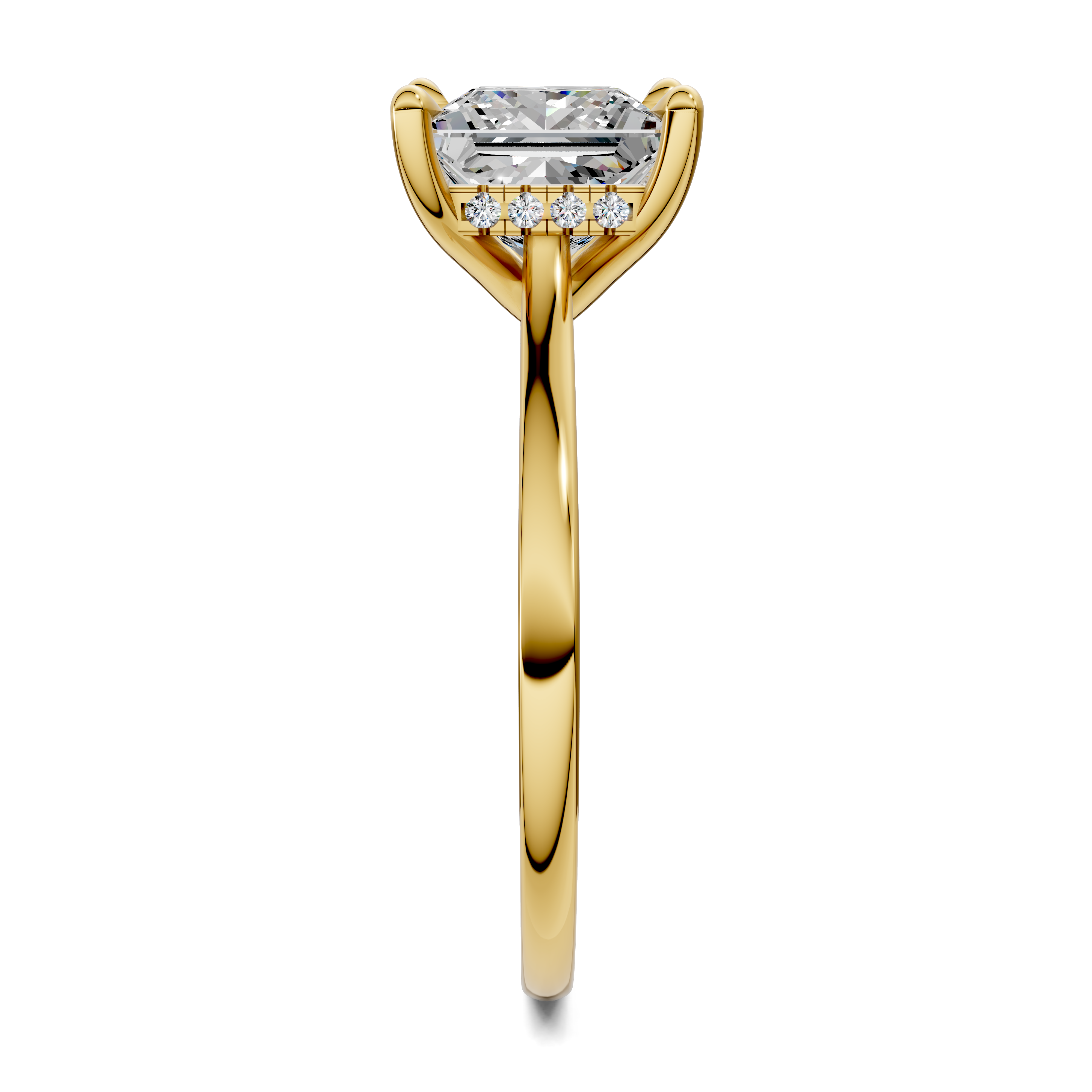 Estella Pavé Bridge Ring