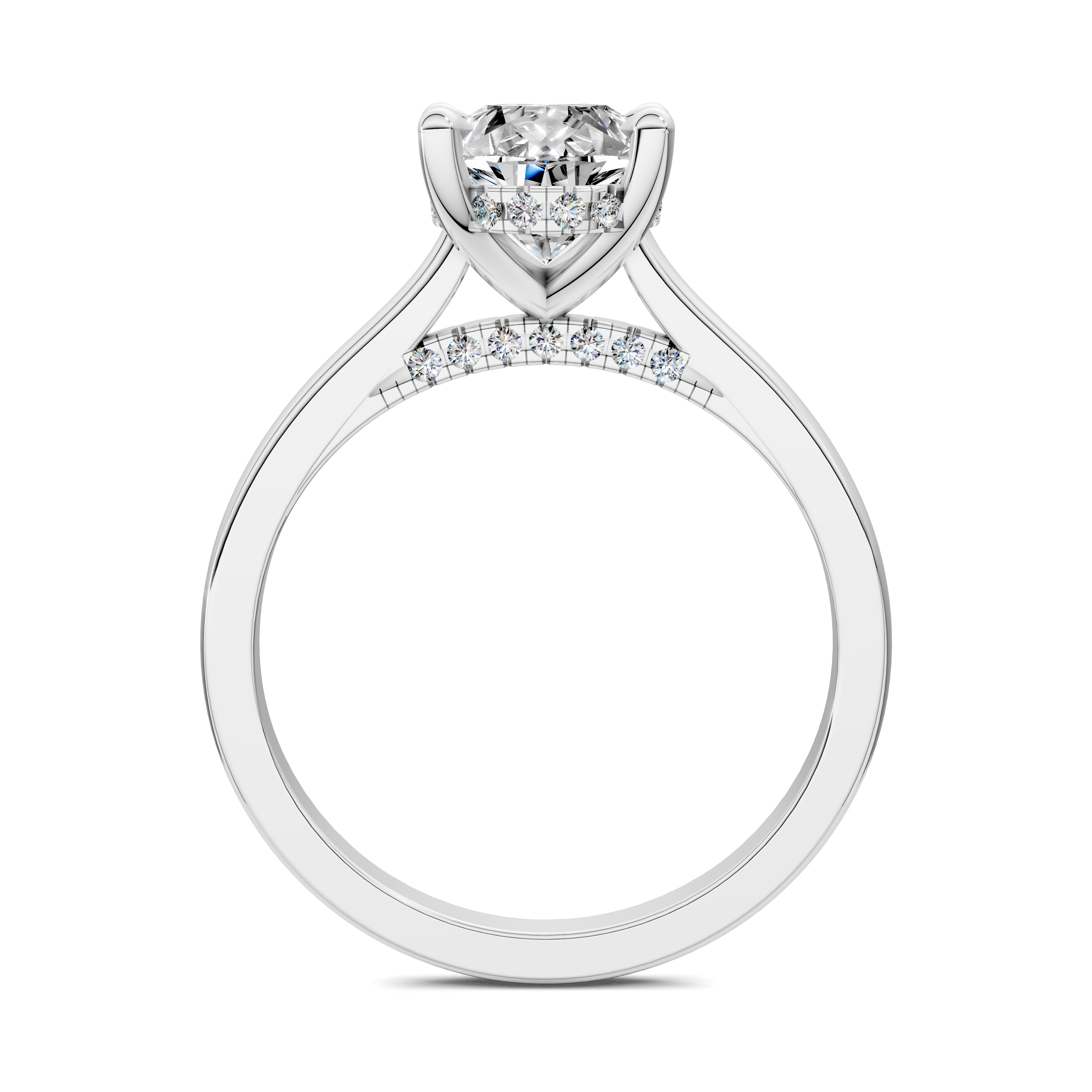 Estella Pavé Bridge Ring