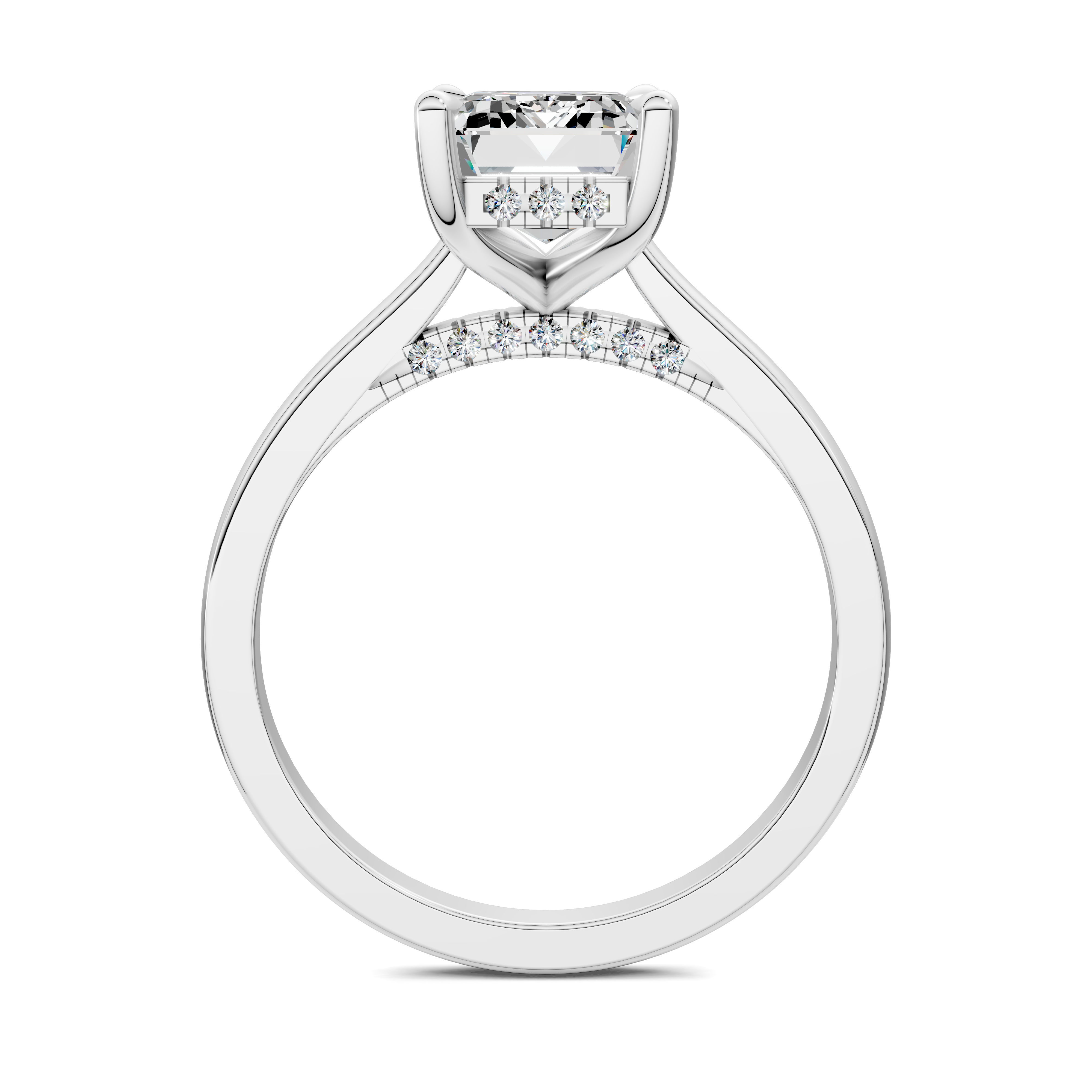 Estella Pavé Bridge Ring