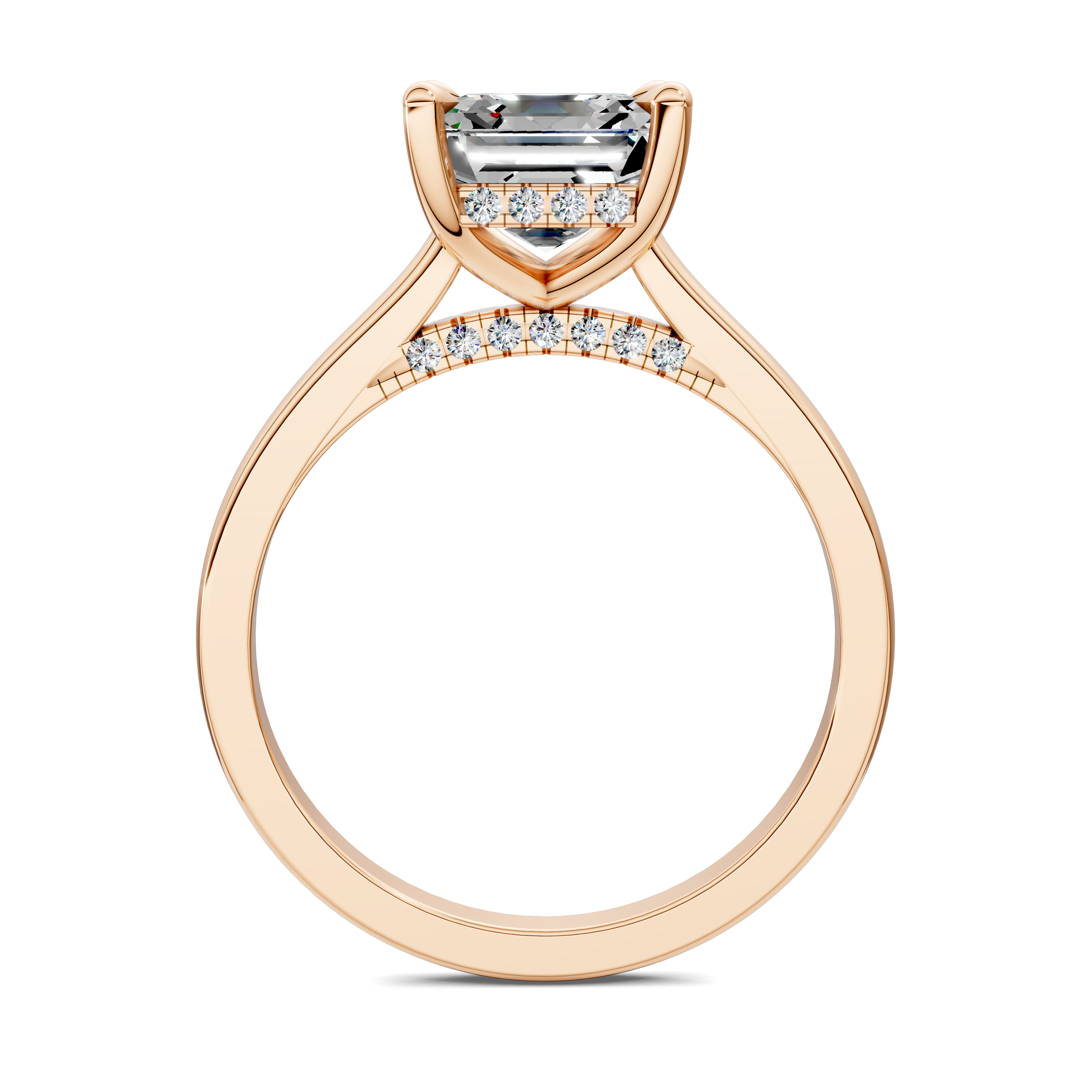 Estella Pavé Bridge Ring