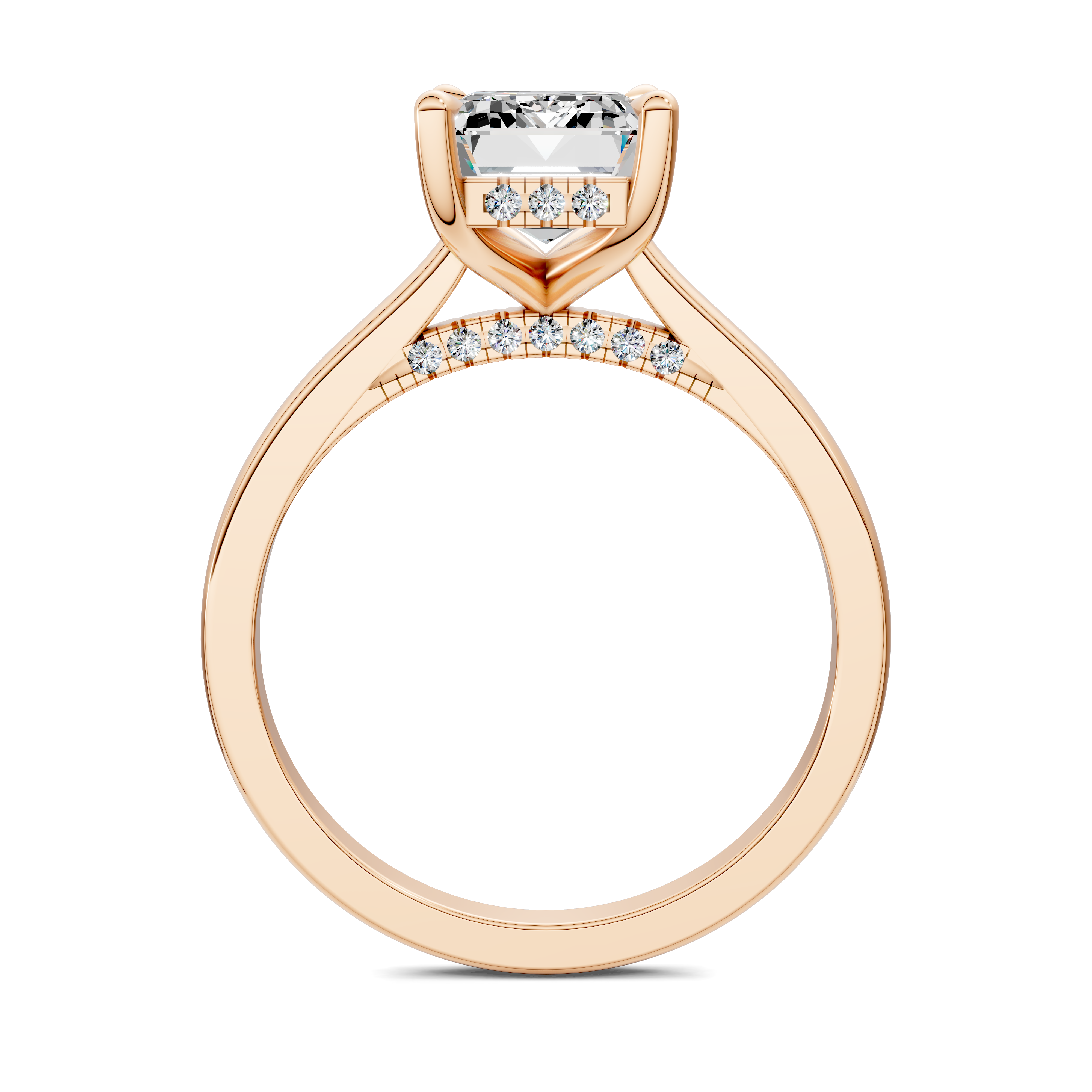 Estella Pavé Bridge Ring