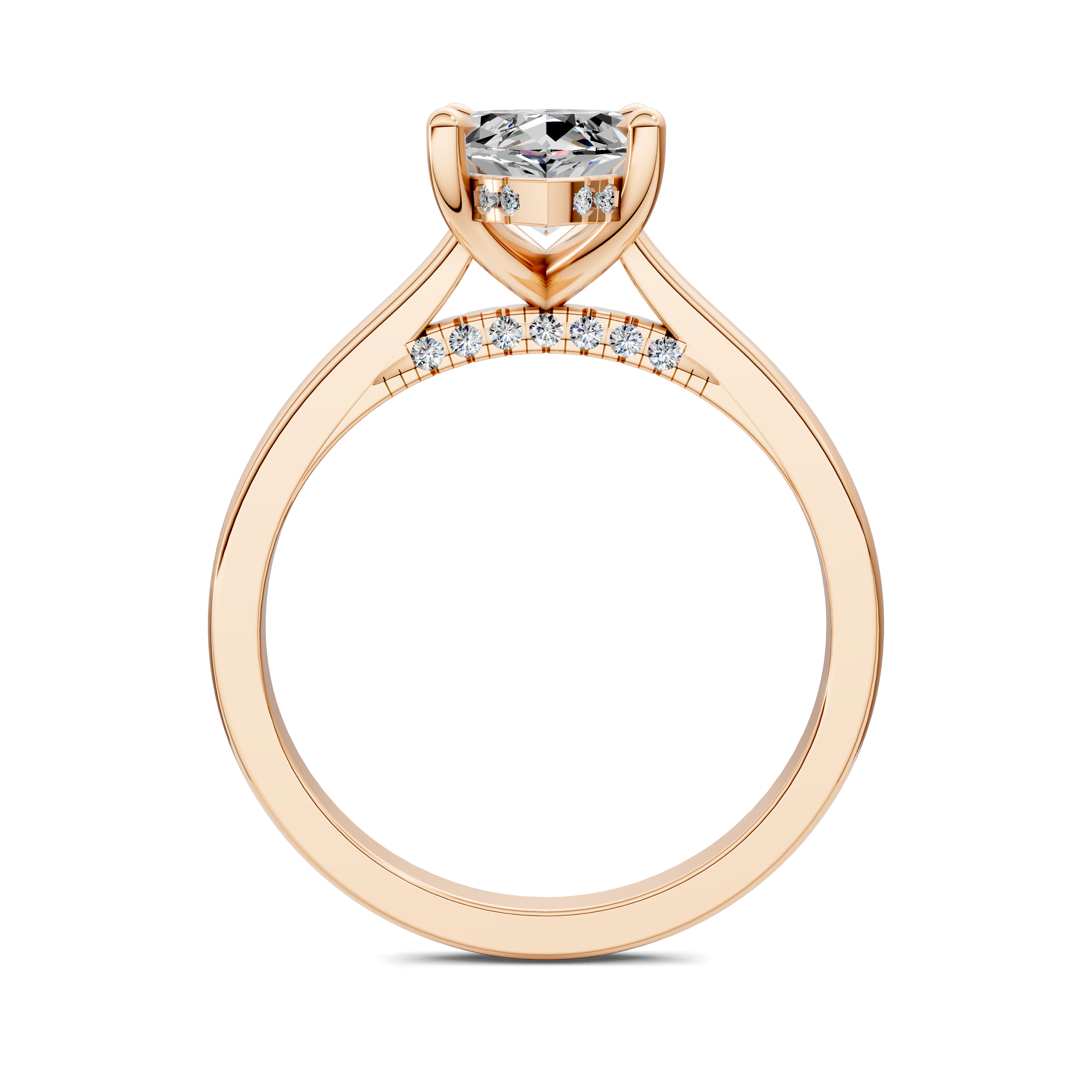 Estella Pavé Bridge Ring
