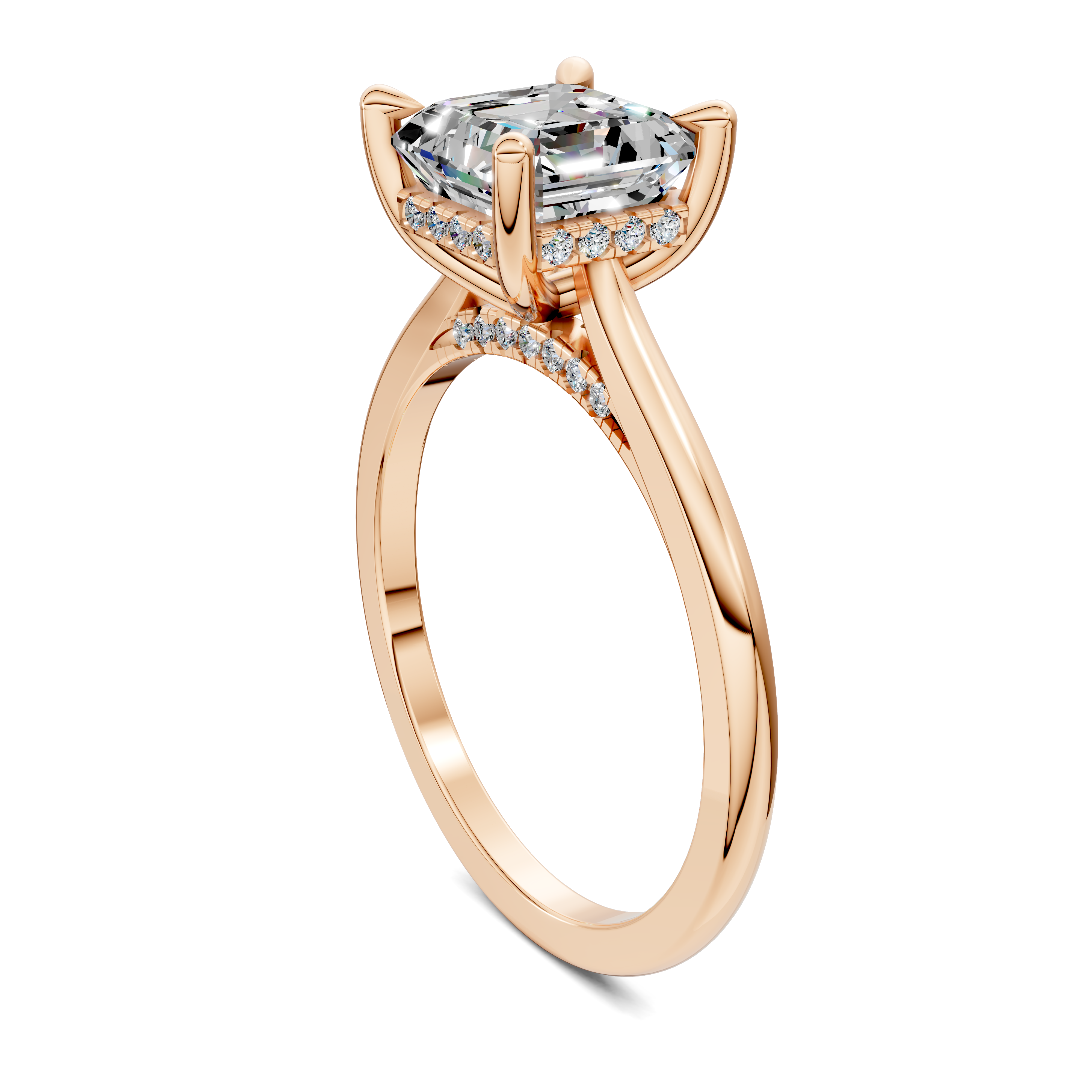 Estella Pavé Bridge Ring