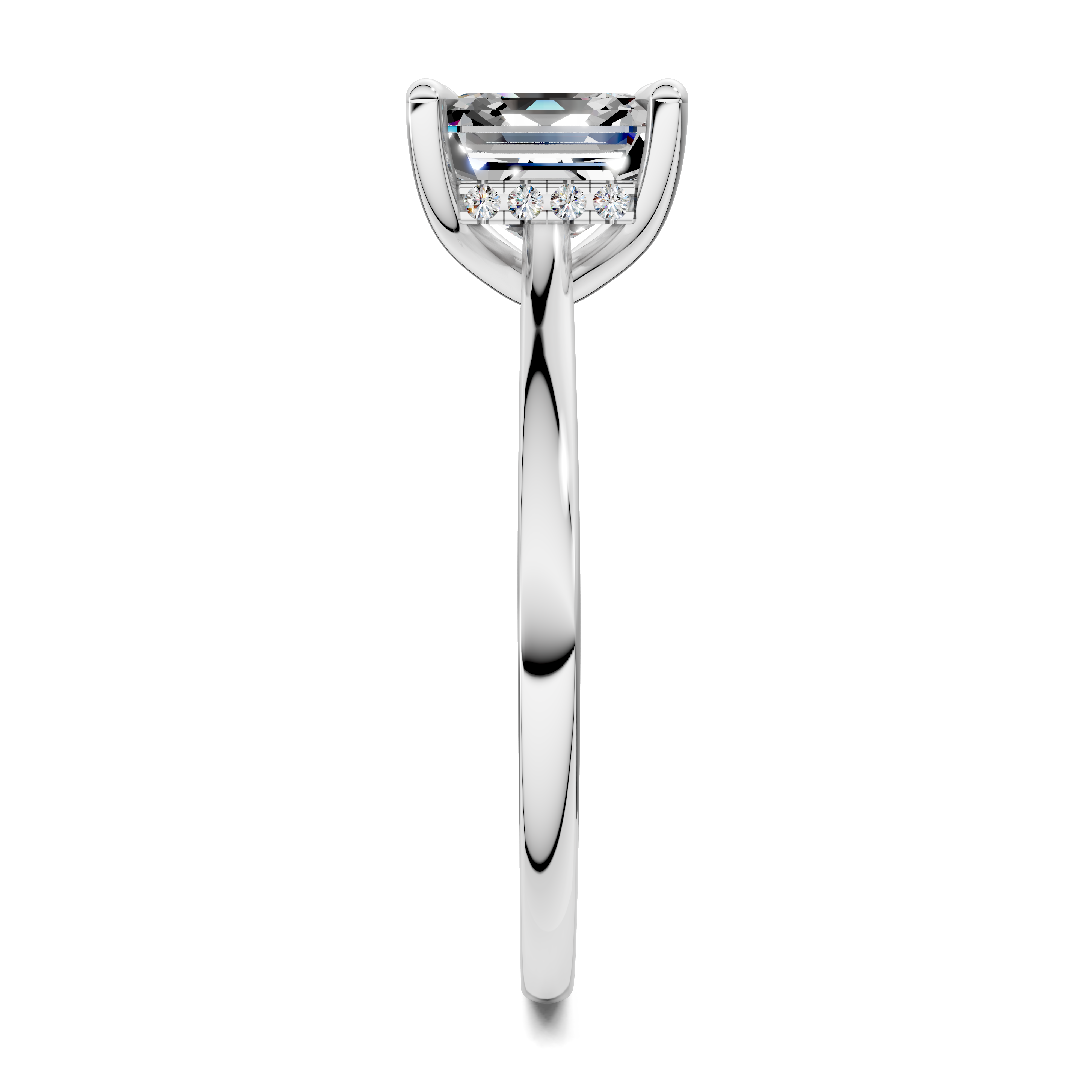 Estella Pavé Bridge Ring