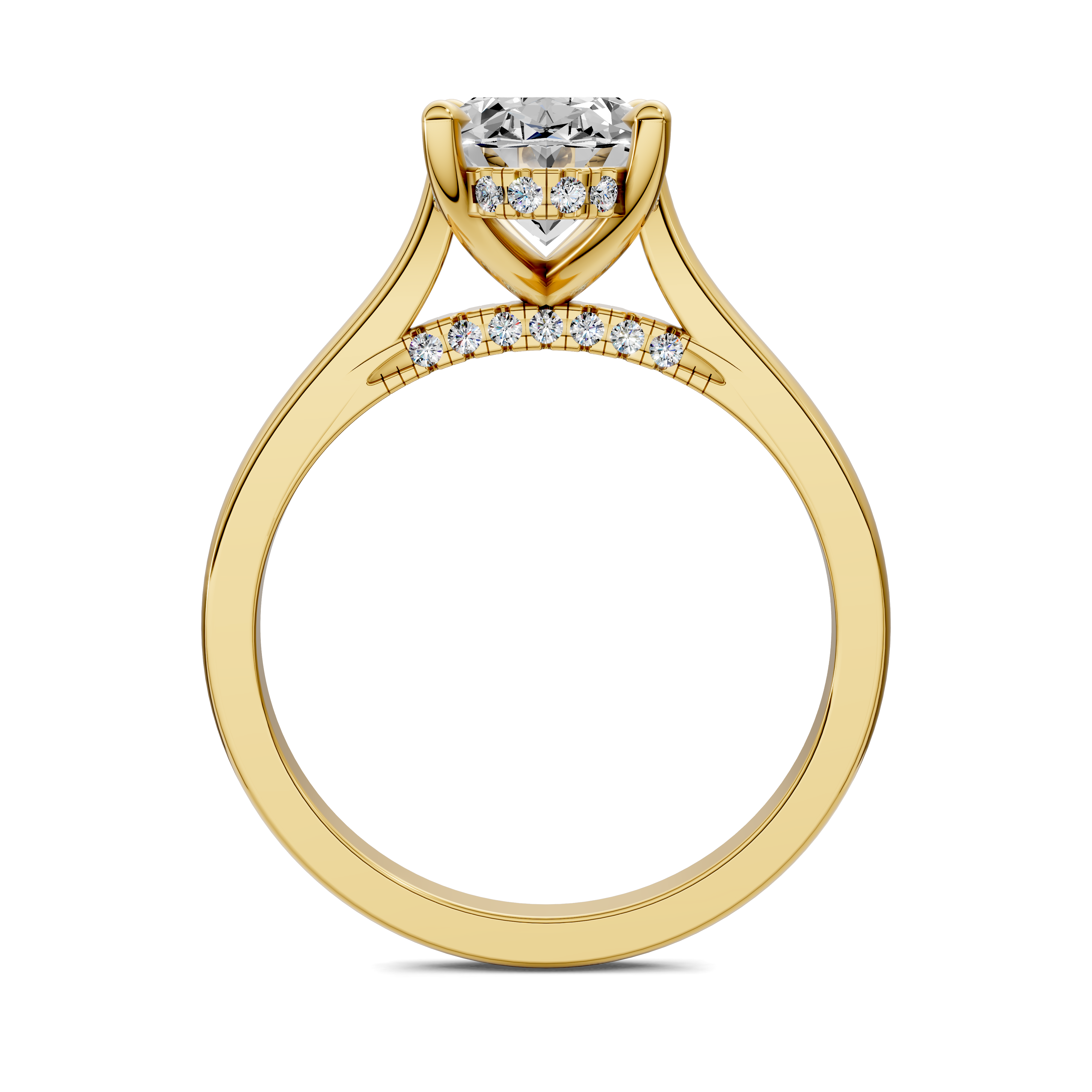 Estella Pavé Bridge Ring