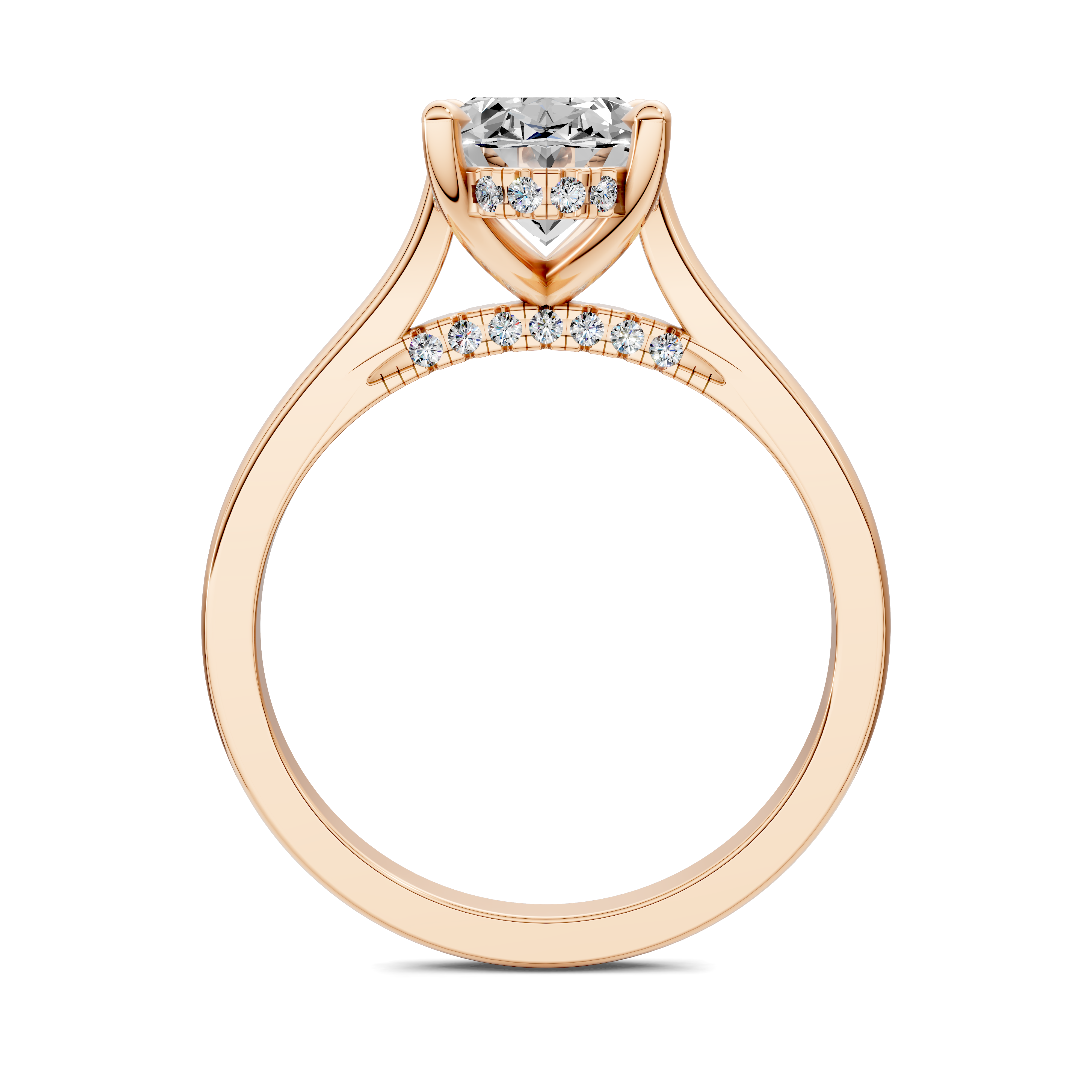 Estella Pavé Bridge Ring