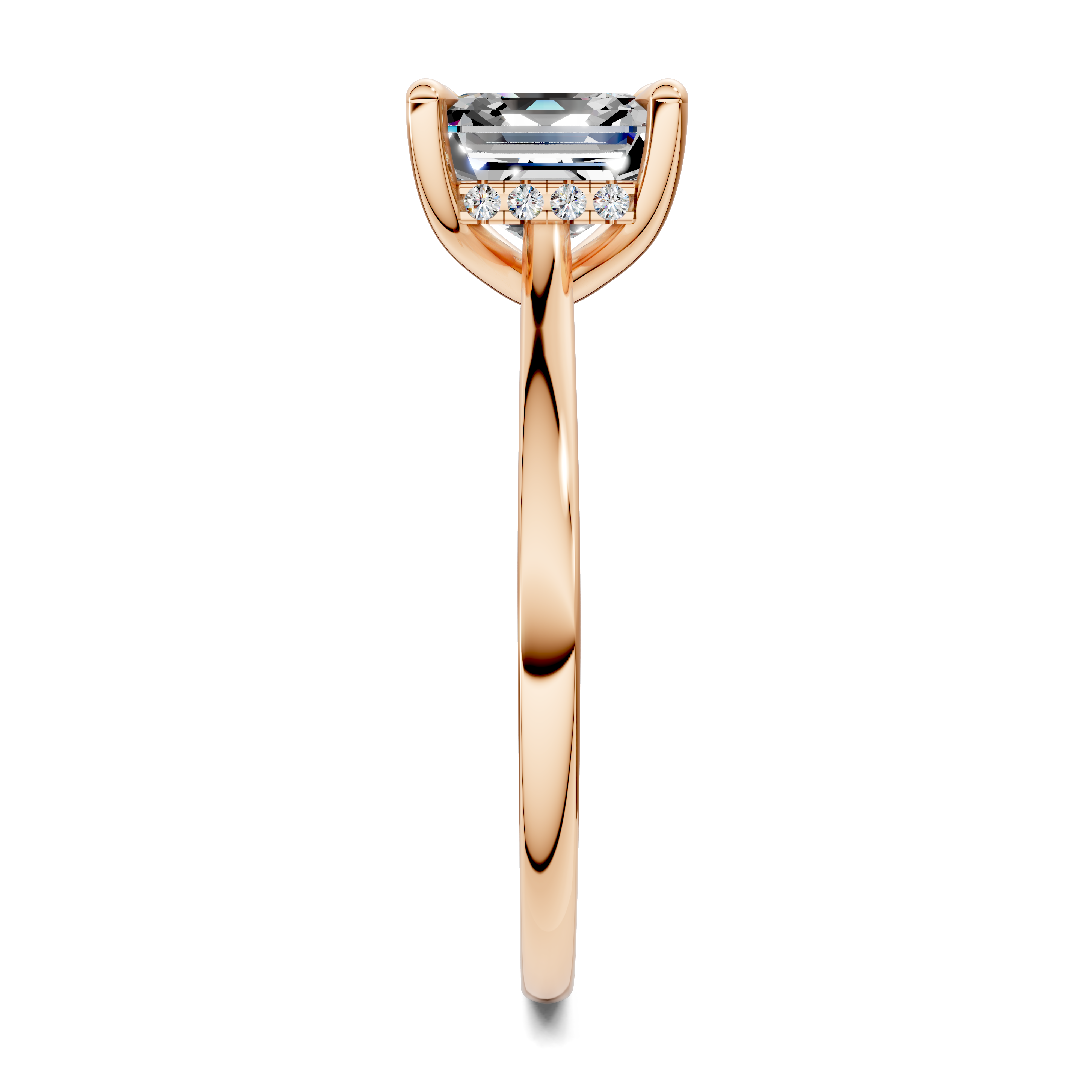 Estella Pavé Bridge Ring