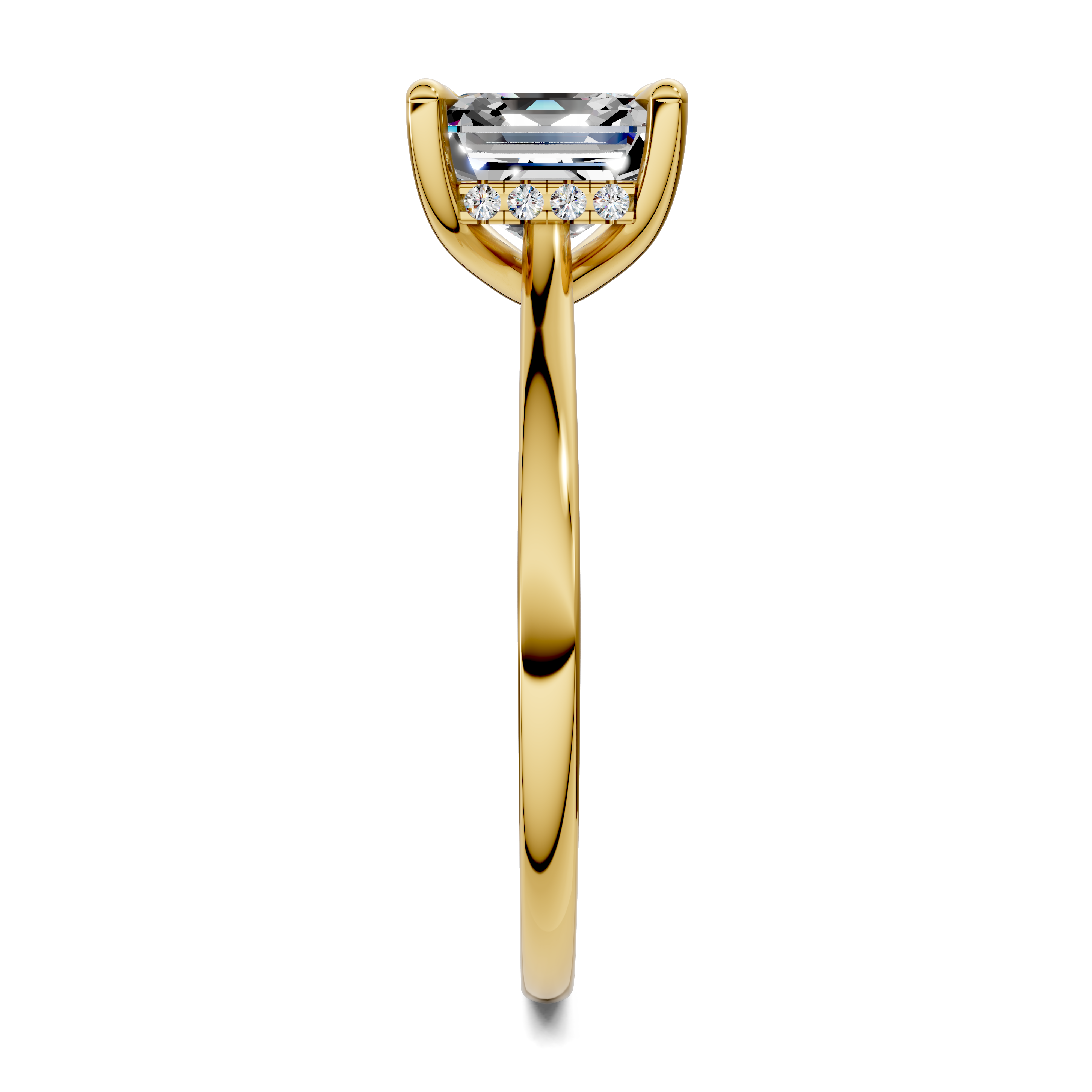 Estella Pavé Bridge Ring