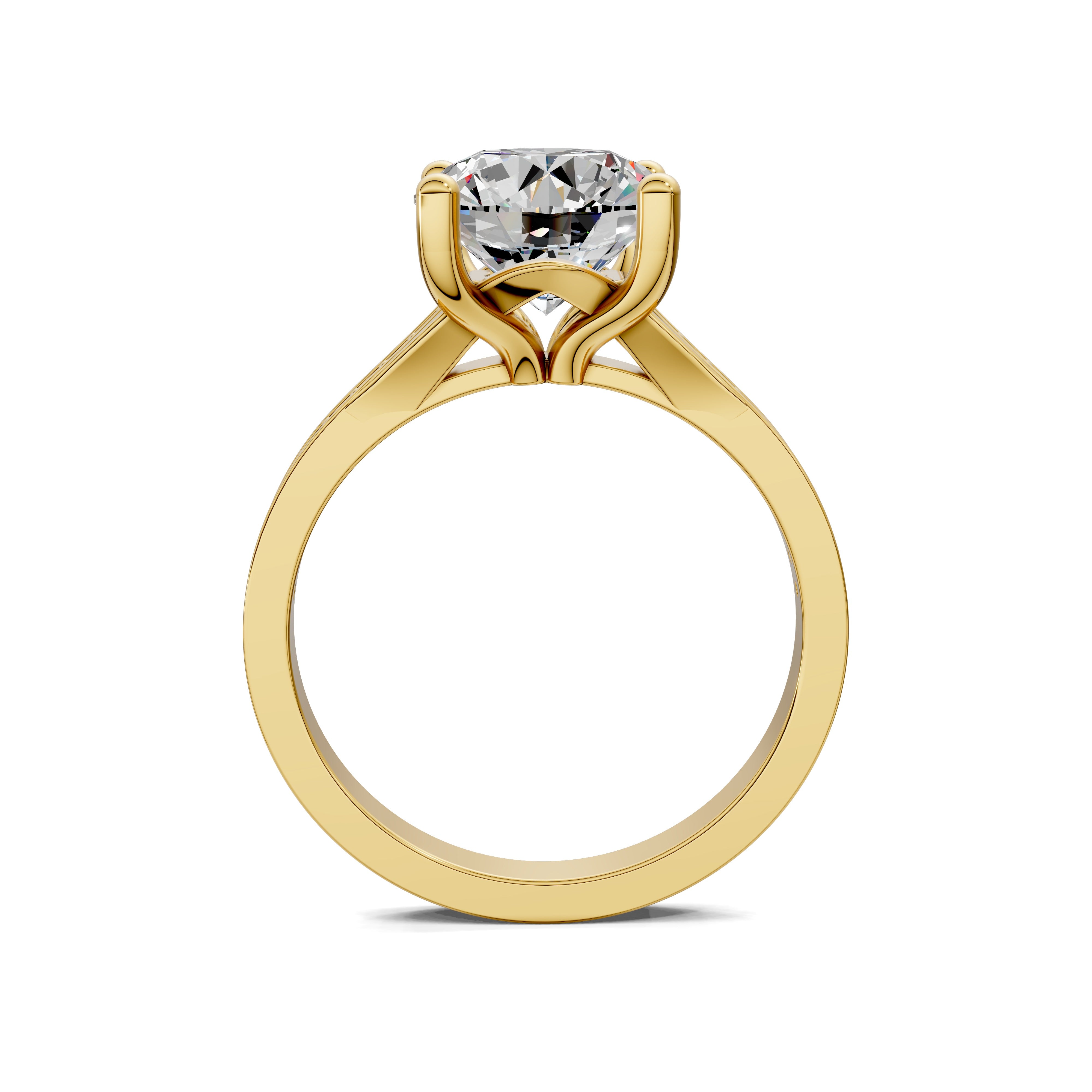 Celeste Pavé Solitaire Ring