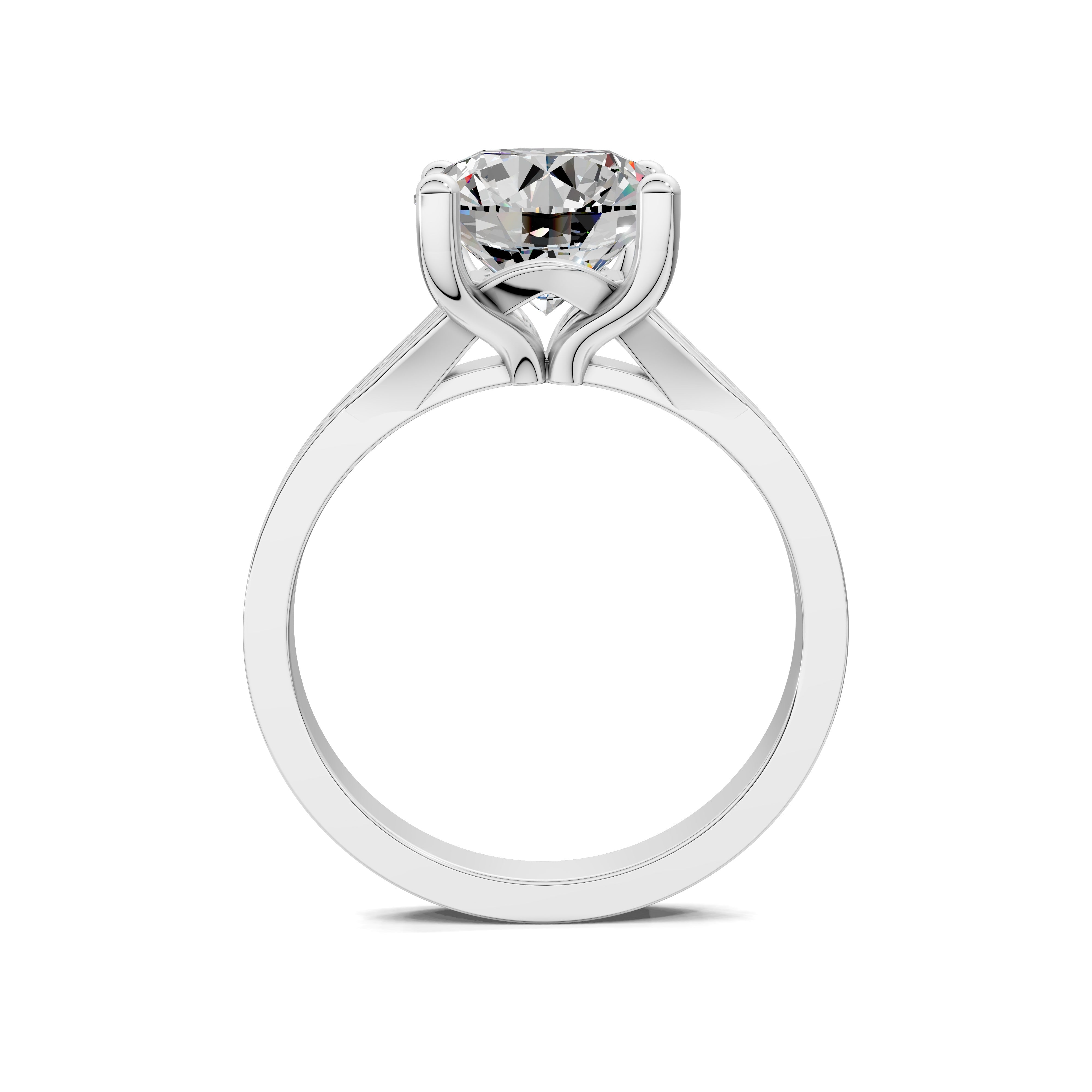 Celeste Pavé Solitaire Ring