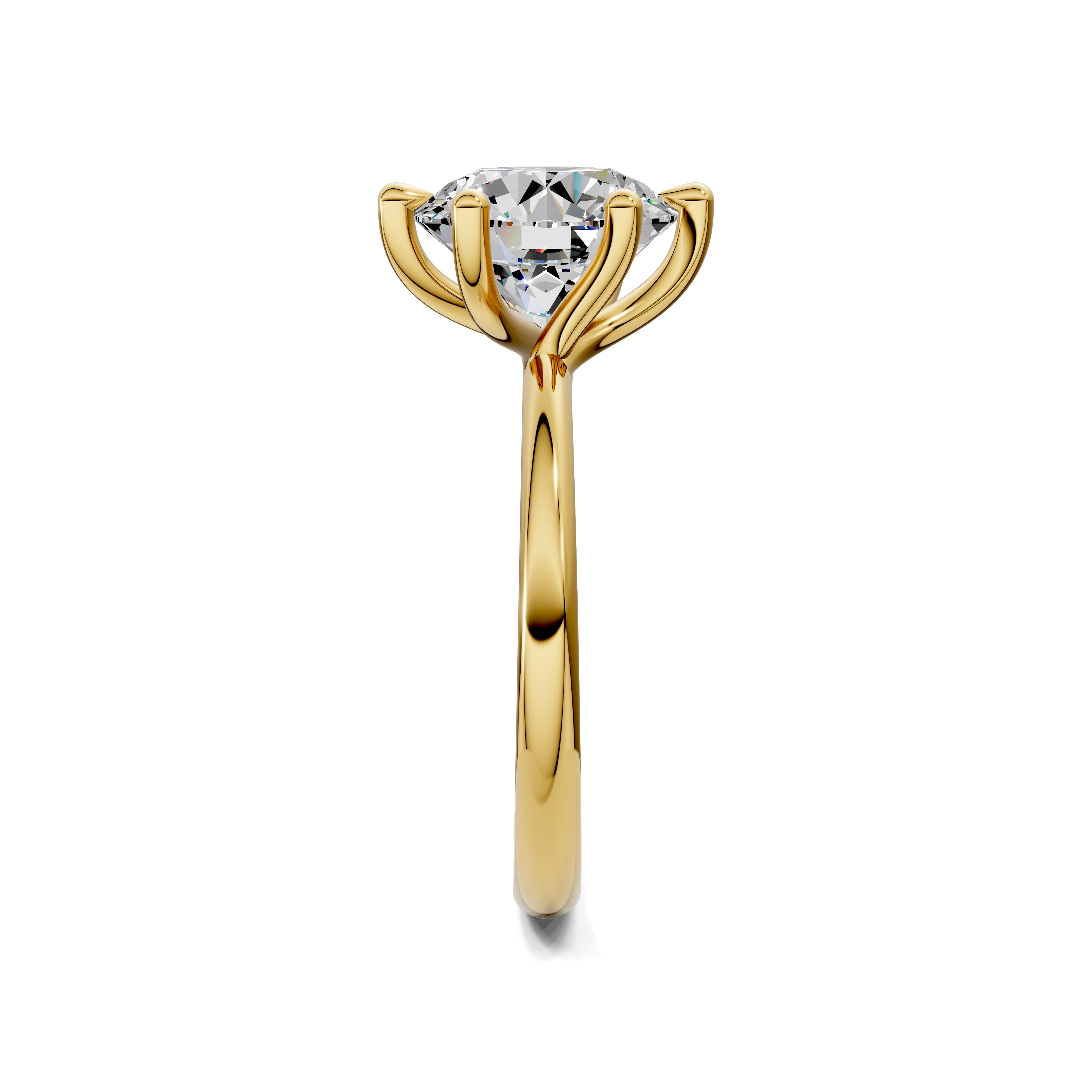 Zenith Six-Prong Solitaire Diamond Ring