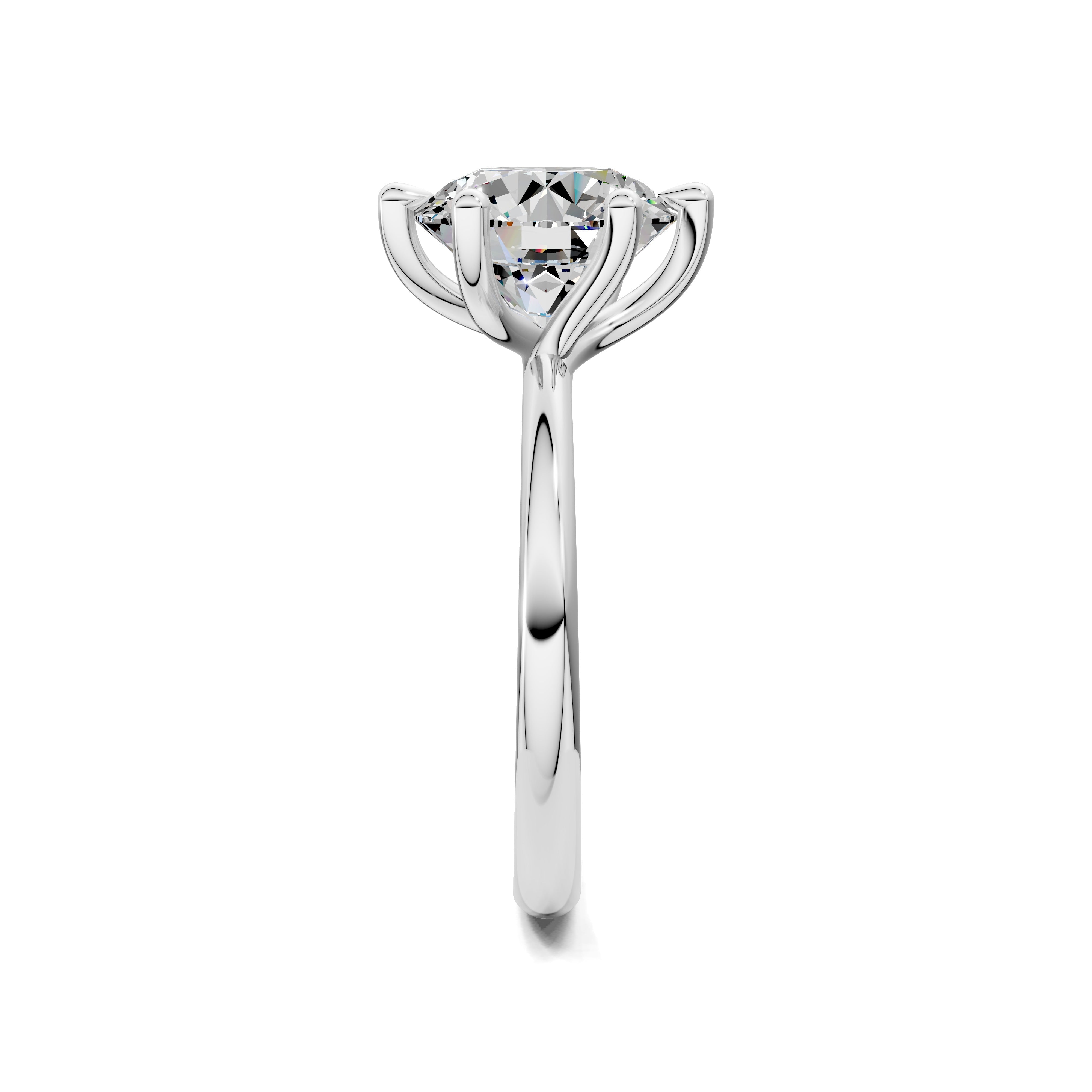 Zenith Six-Prong Solitaire Diamond Ring