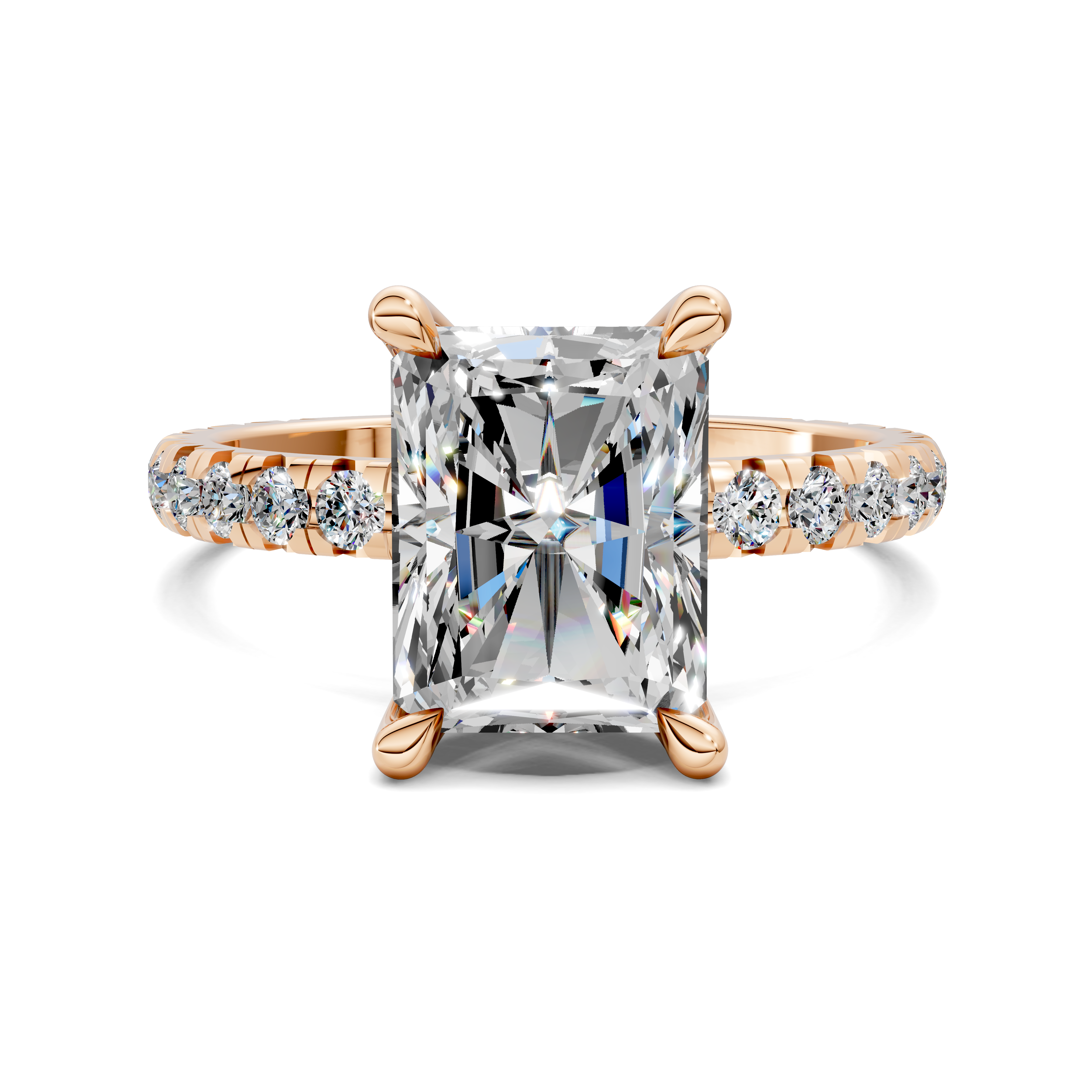 Daphne Radiant Claw Accent Ring