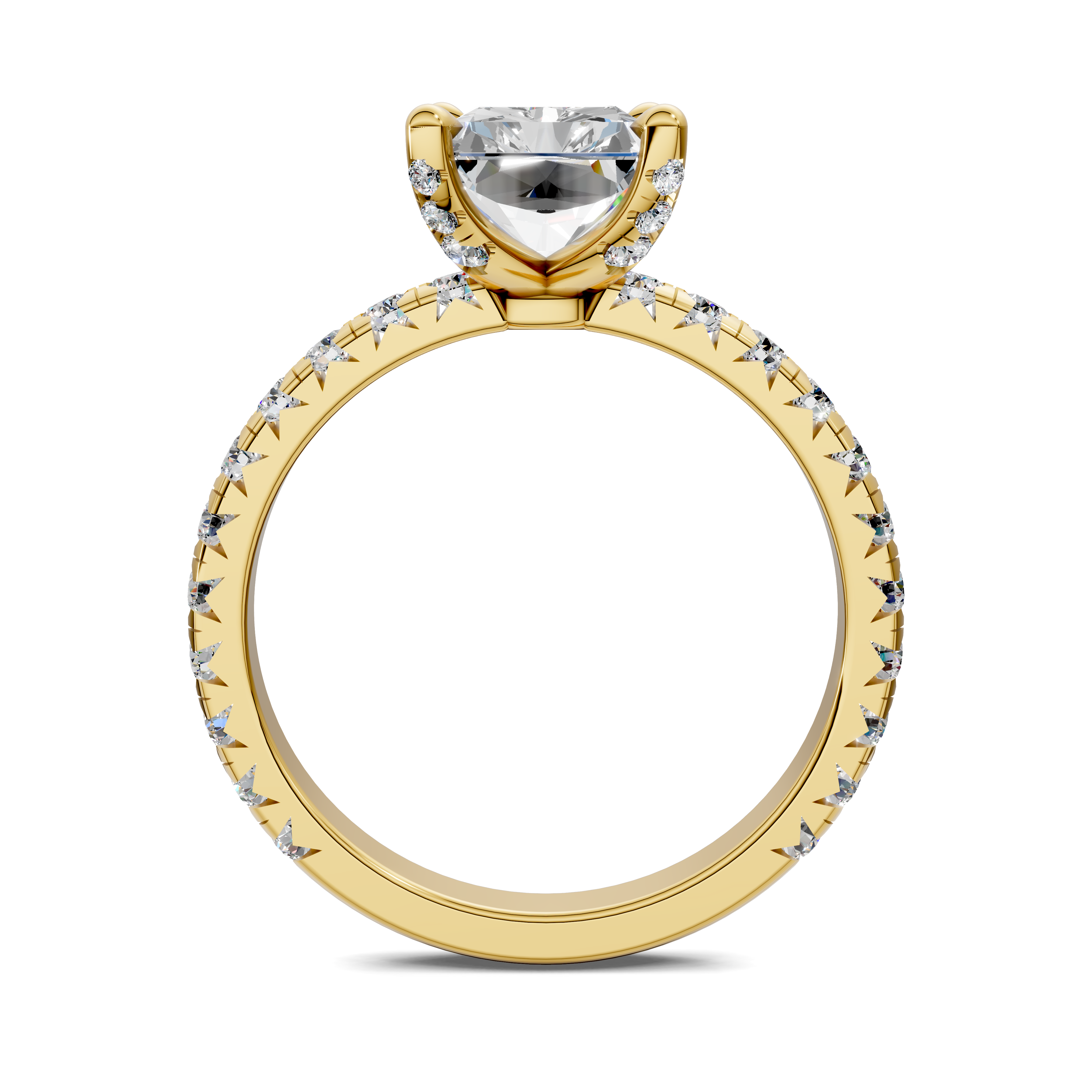 Daphne Radiant Claw Accent Ring