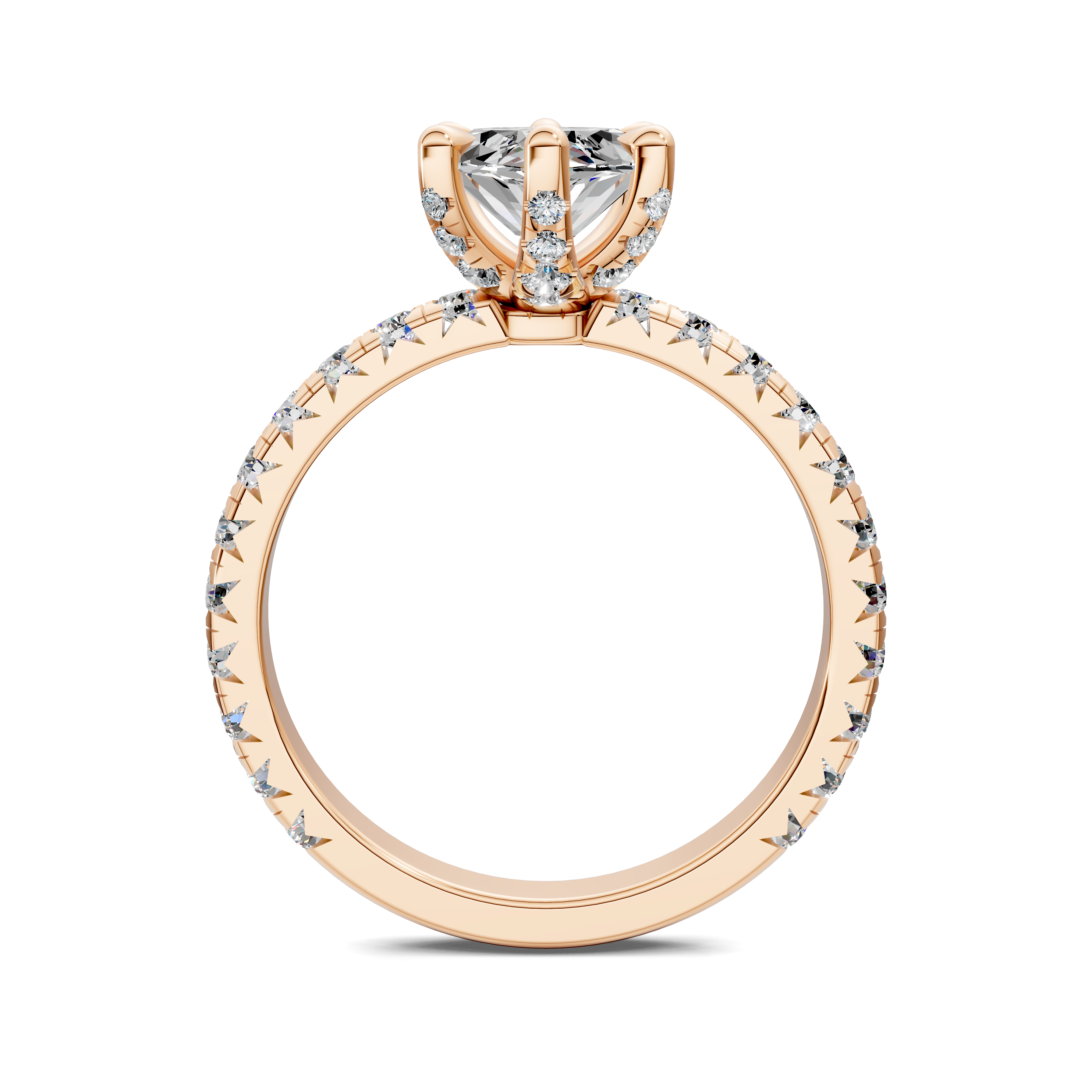 Hilary Marquise Claw Accent Ring