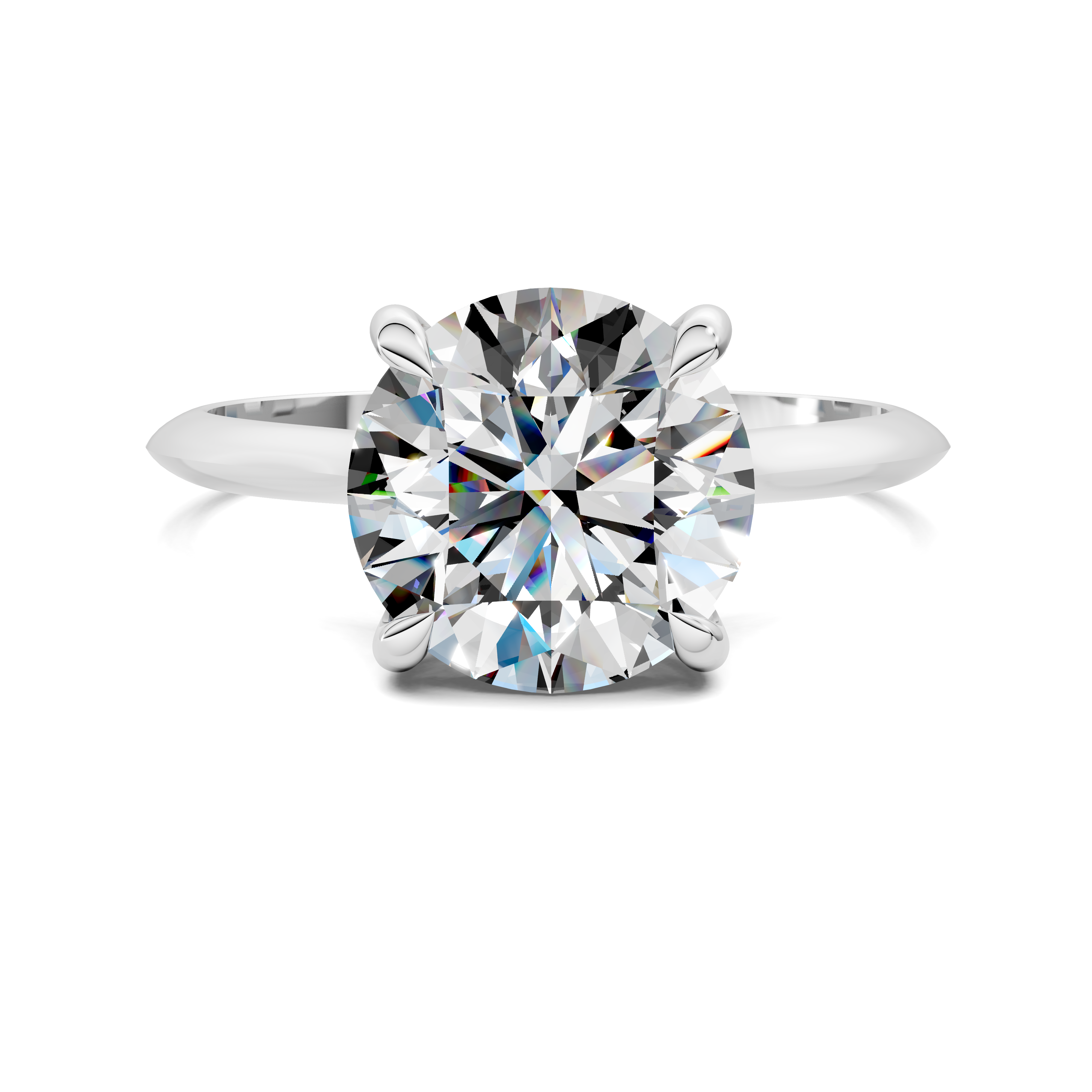 Lila Solitaire Ring