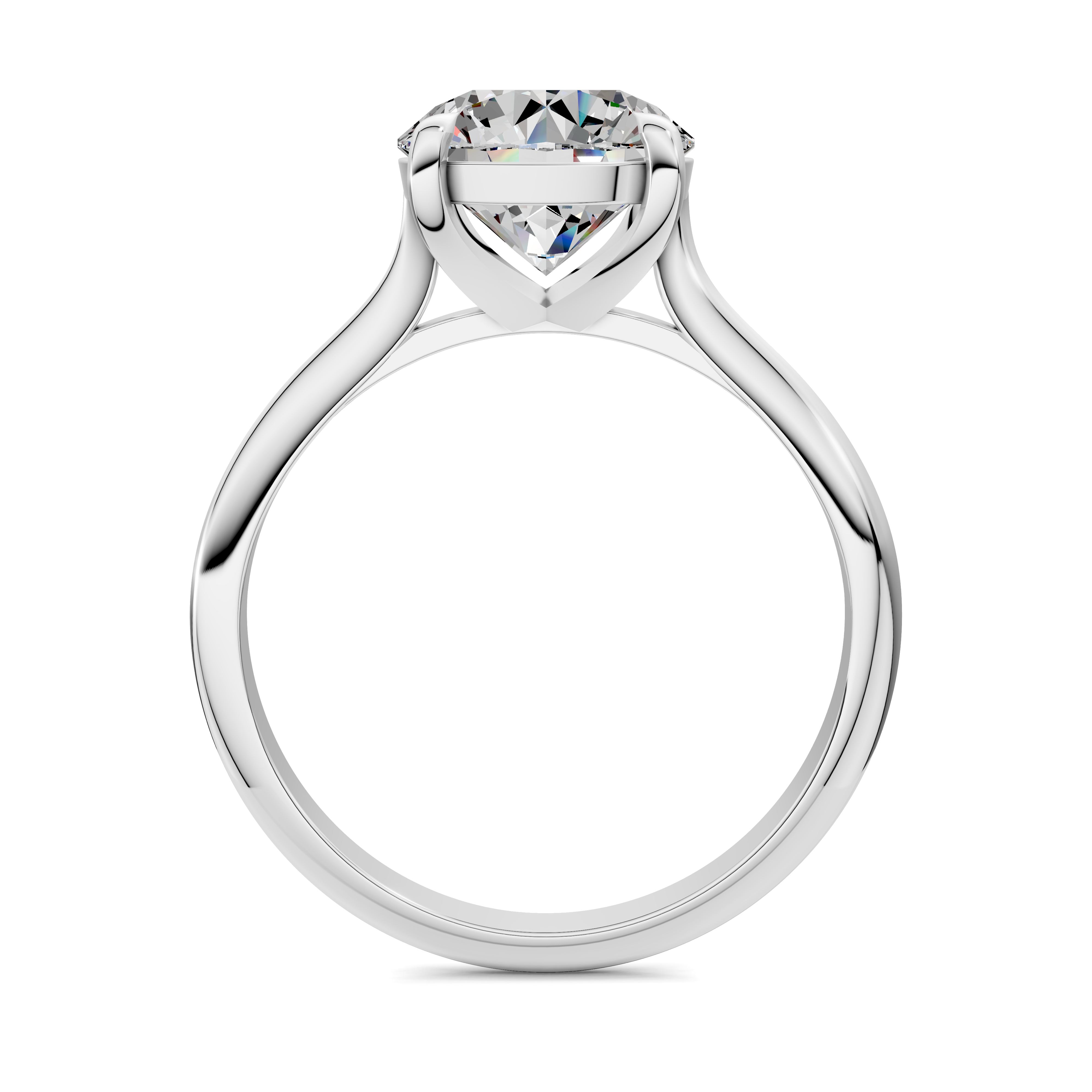 Lila Solitaire Ring
