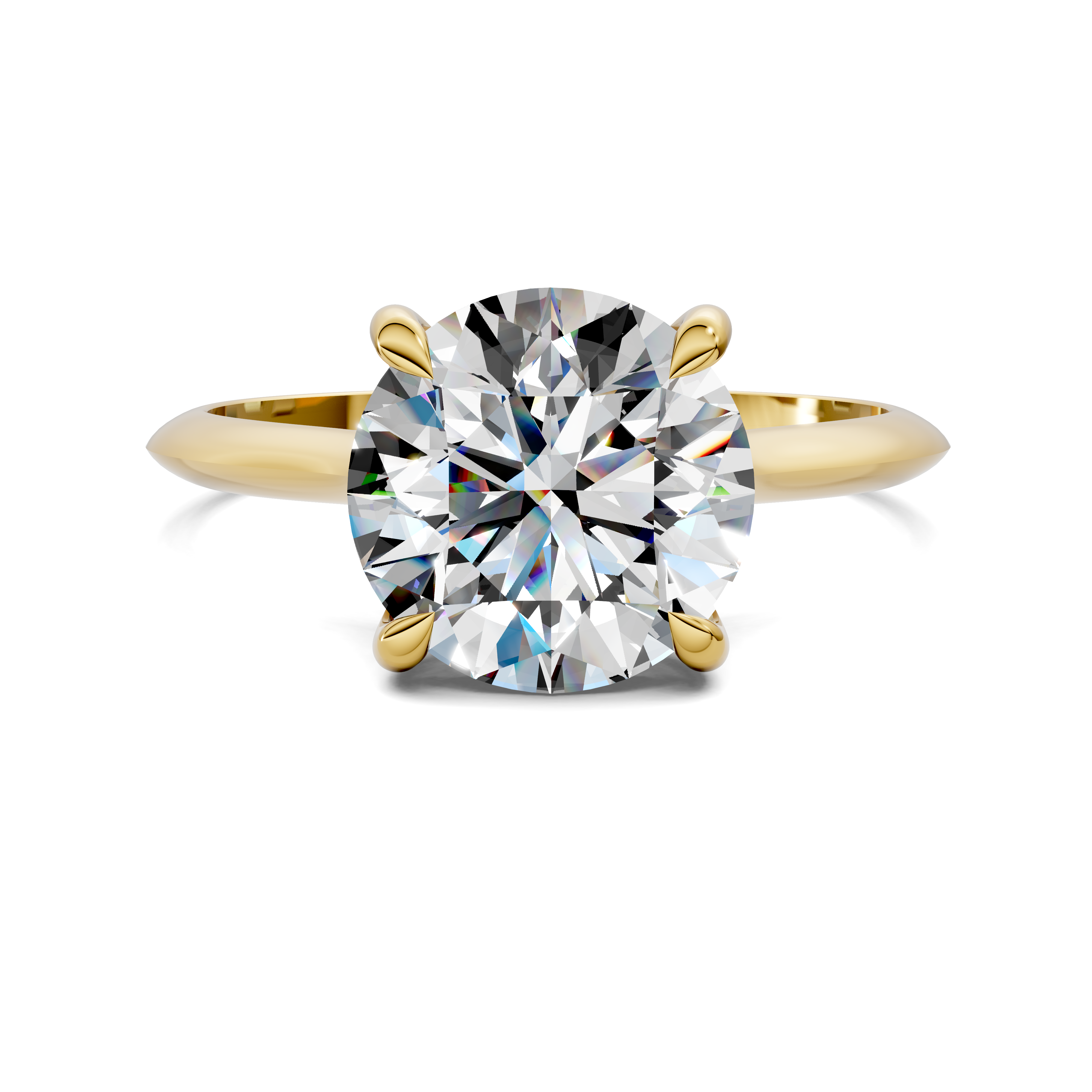 Lila Solitaire Ring
