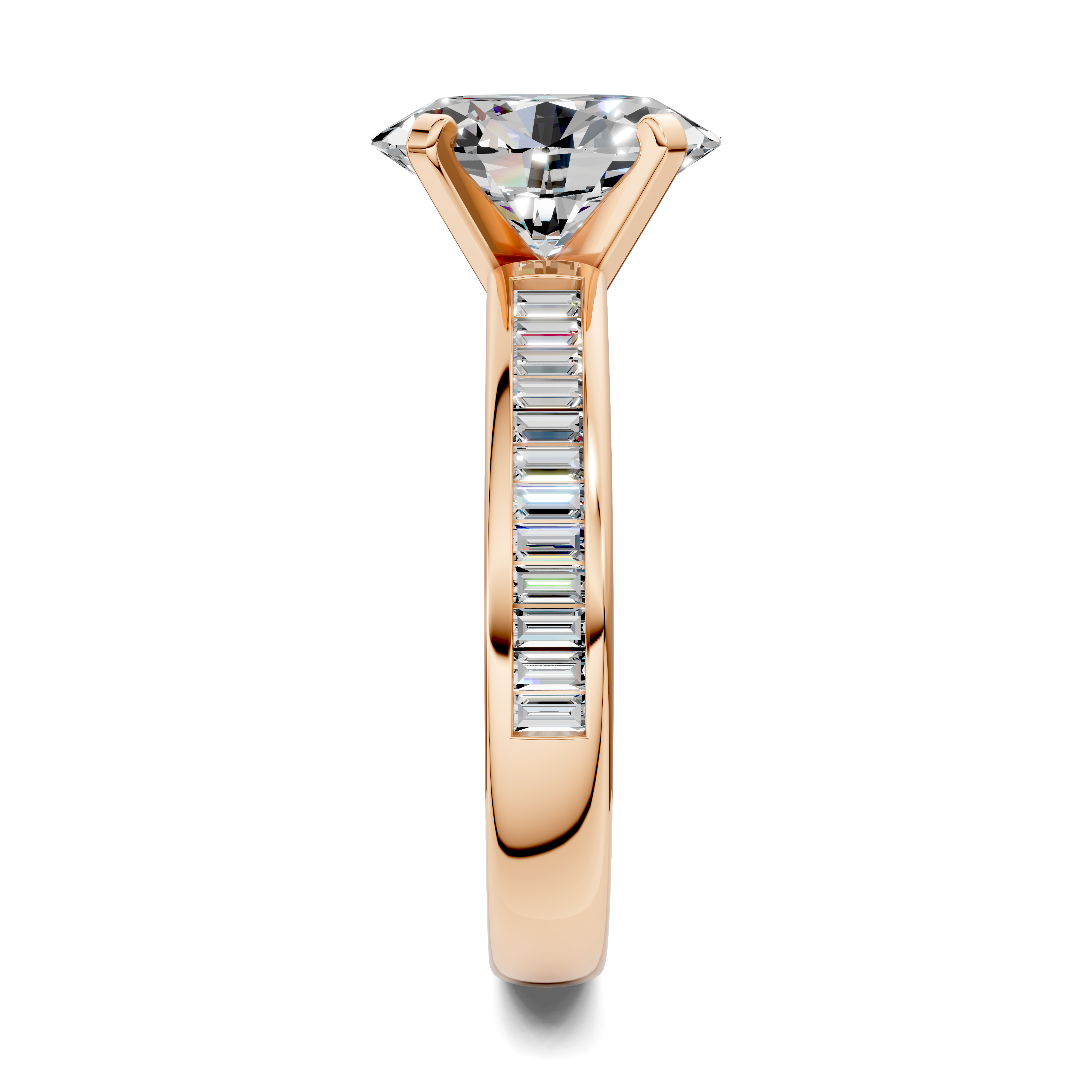 Paige Baguette Channel Set Ring