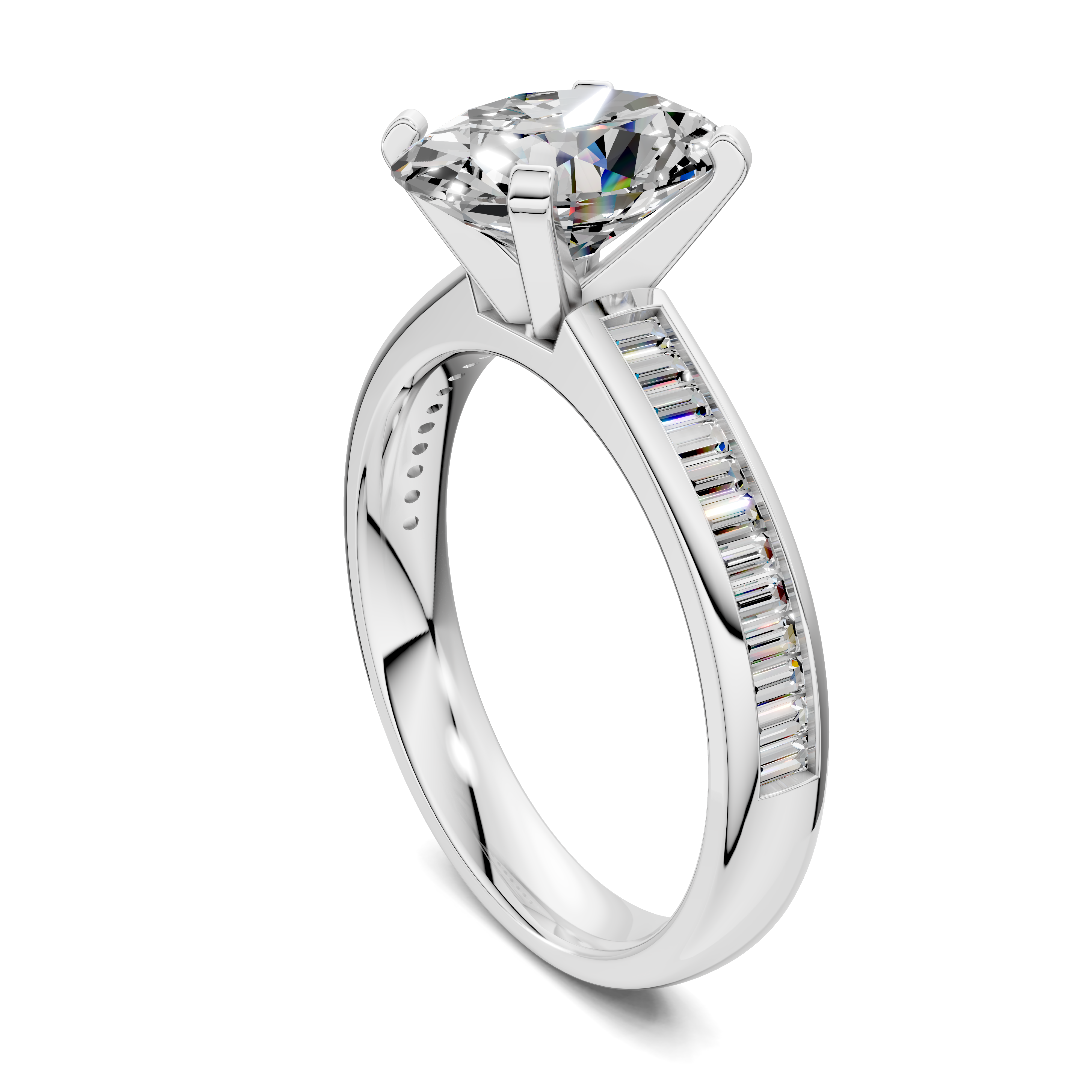 Paige Baguette Channel Set Ring