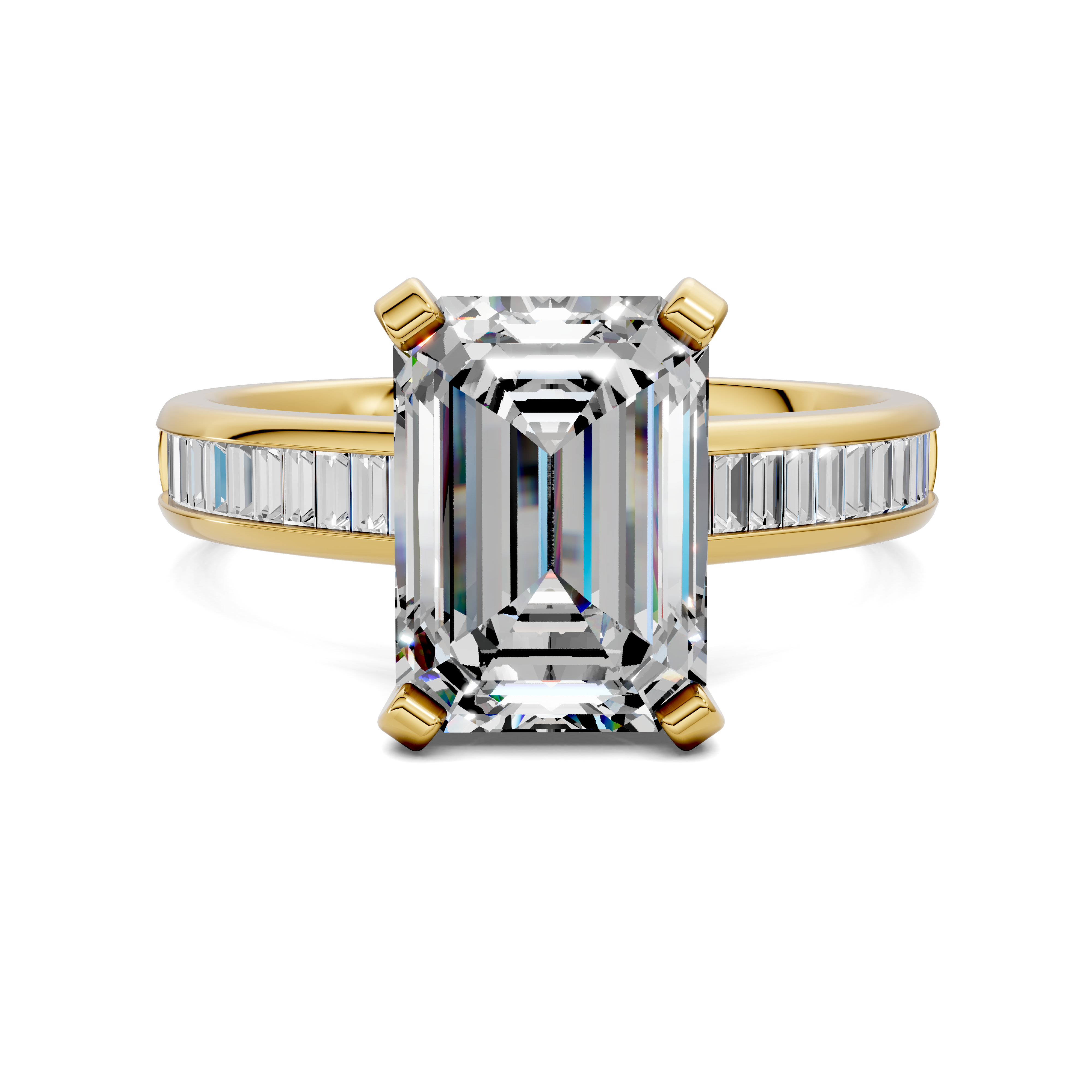 Paige Baguette Channel Set Ring