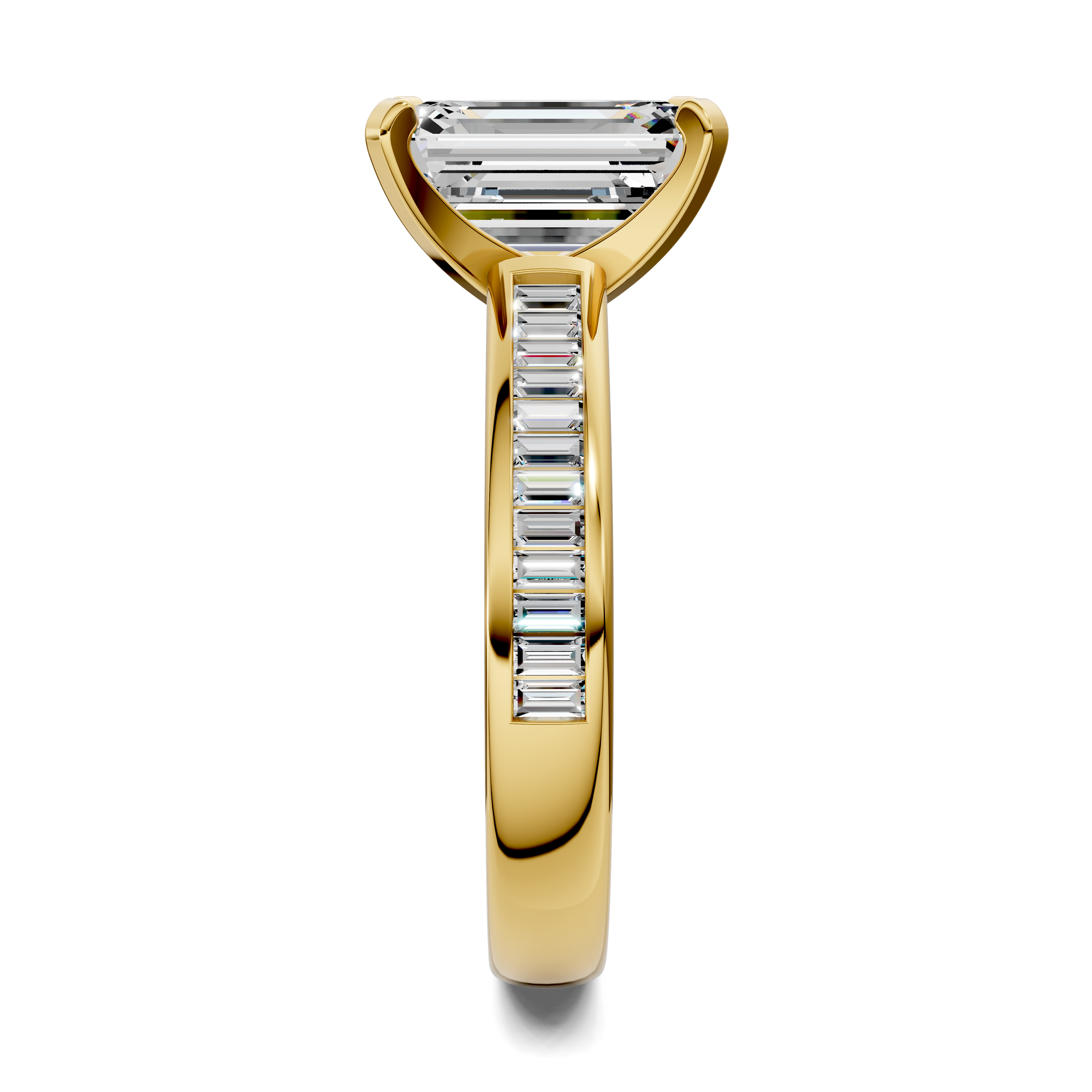 Paige Baguette Channel Set Ring