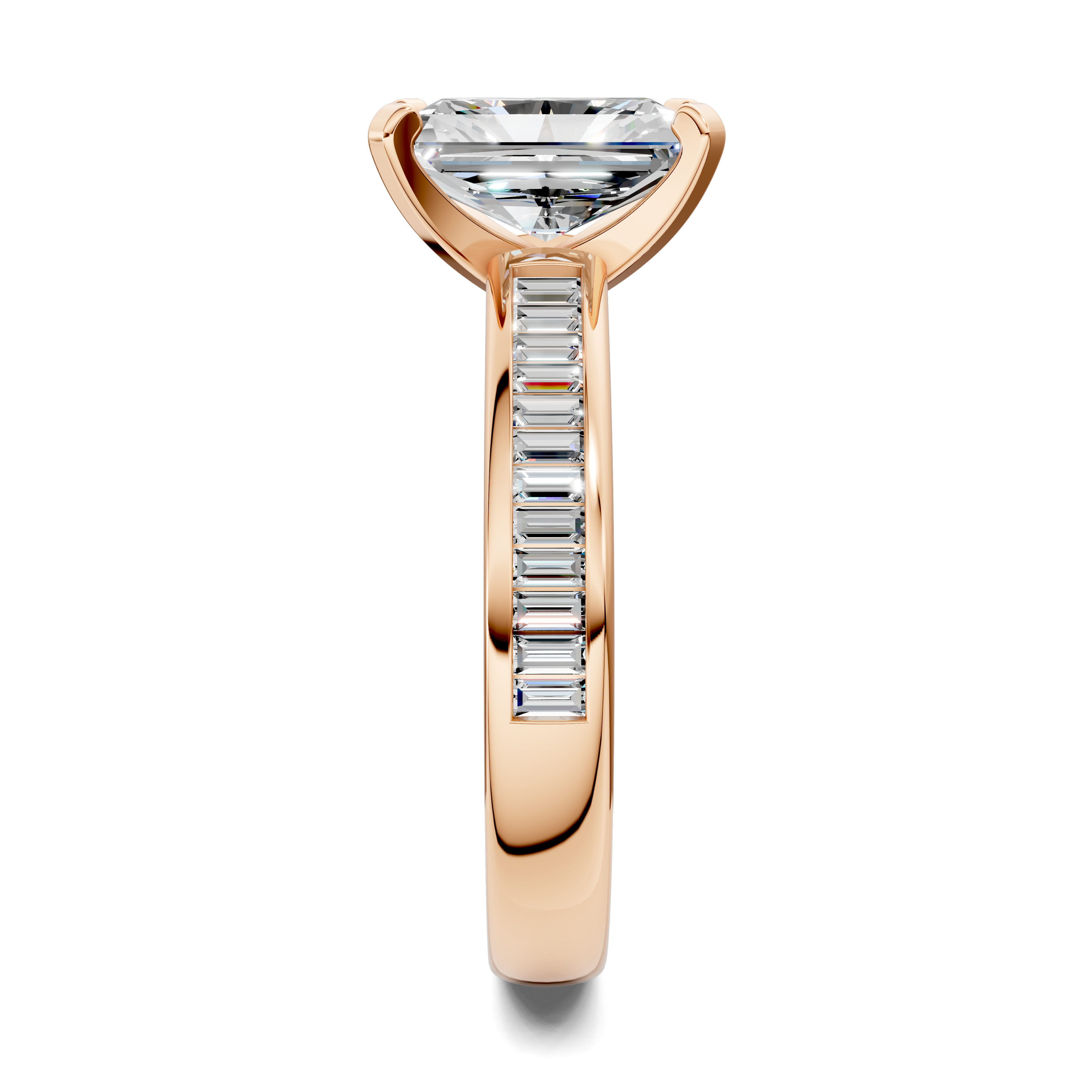Paige Baguette Channel Set Ring