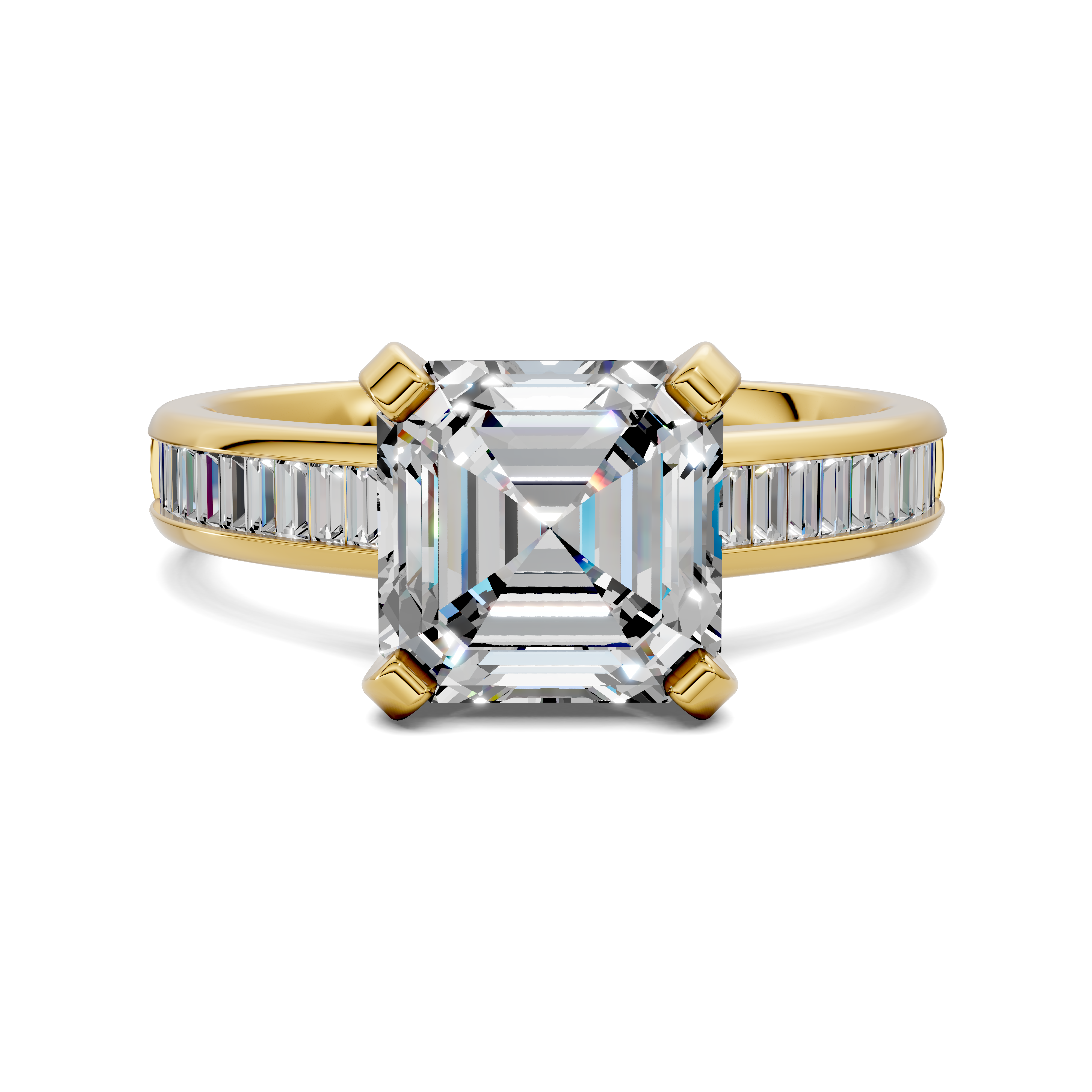 Paige Baguette Channel Set Ring