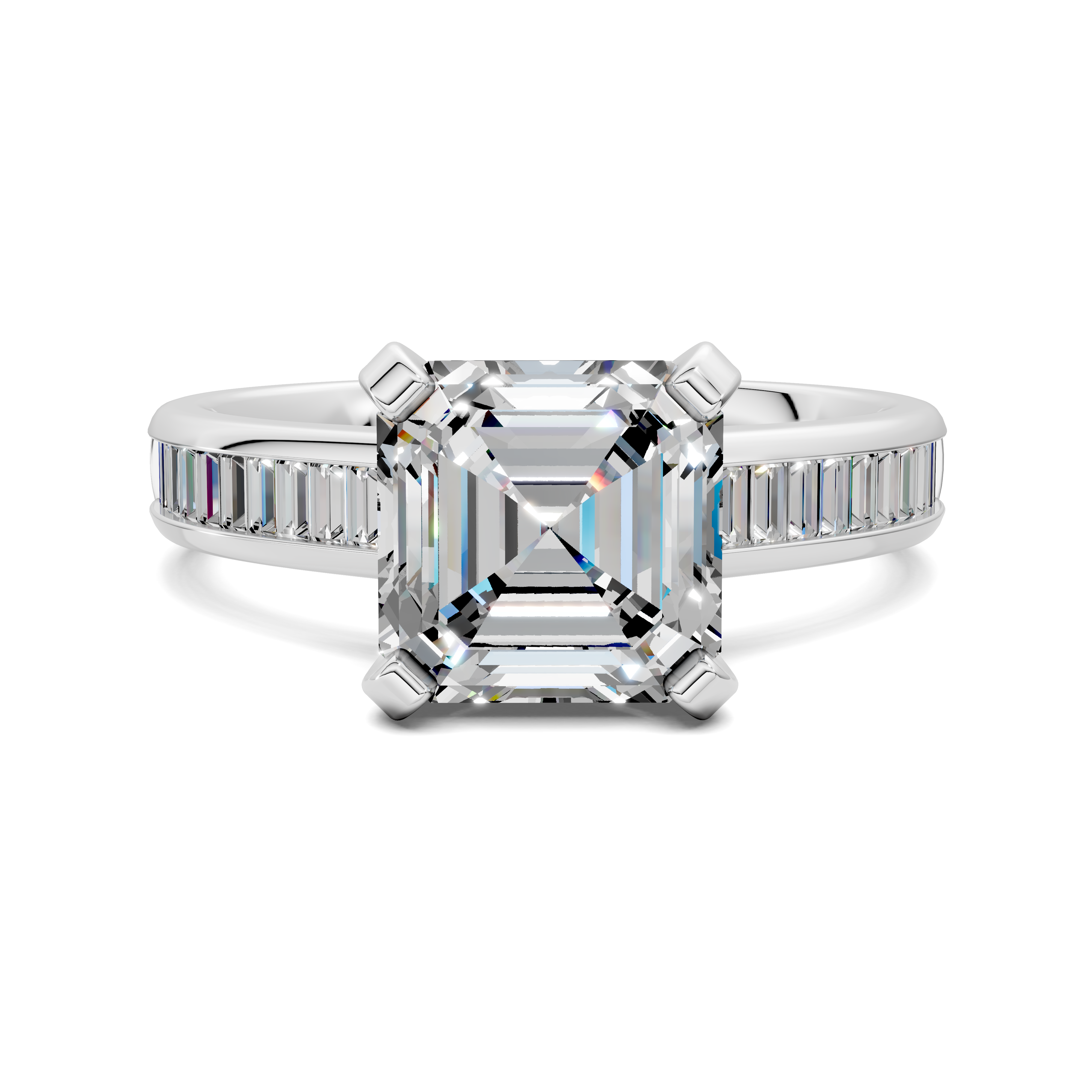 Paige Baguette Channel Set Ring