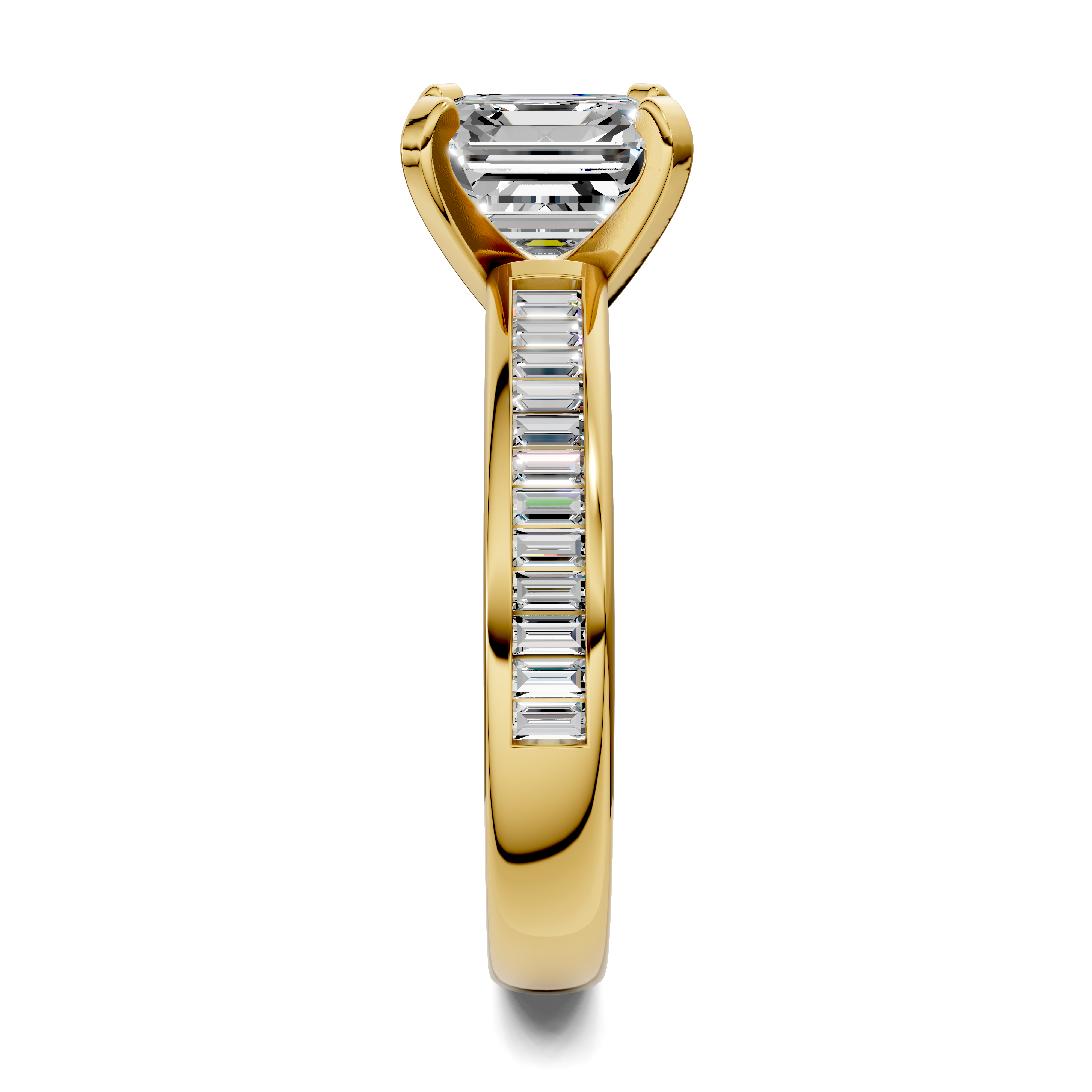 Paige Baguette Channel Set Ring