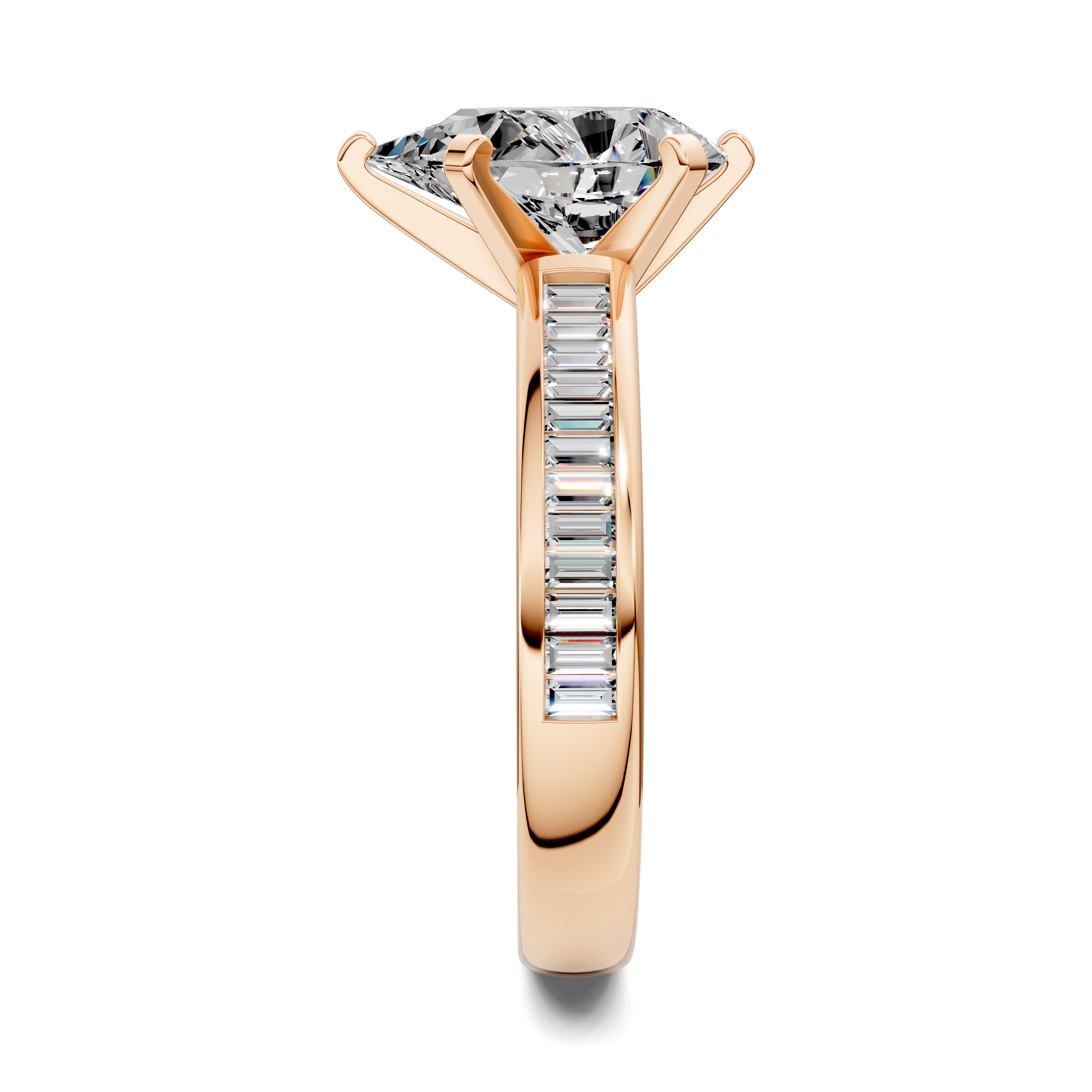 Paige Baguette Channel Set Ring