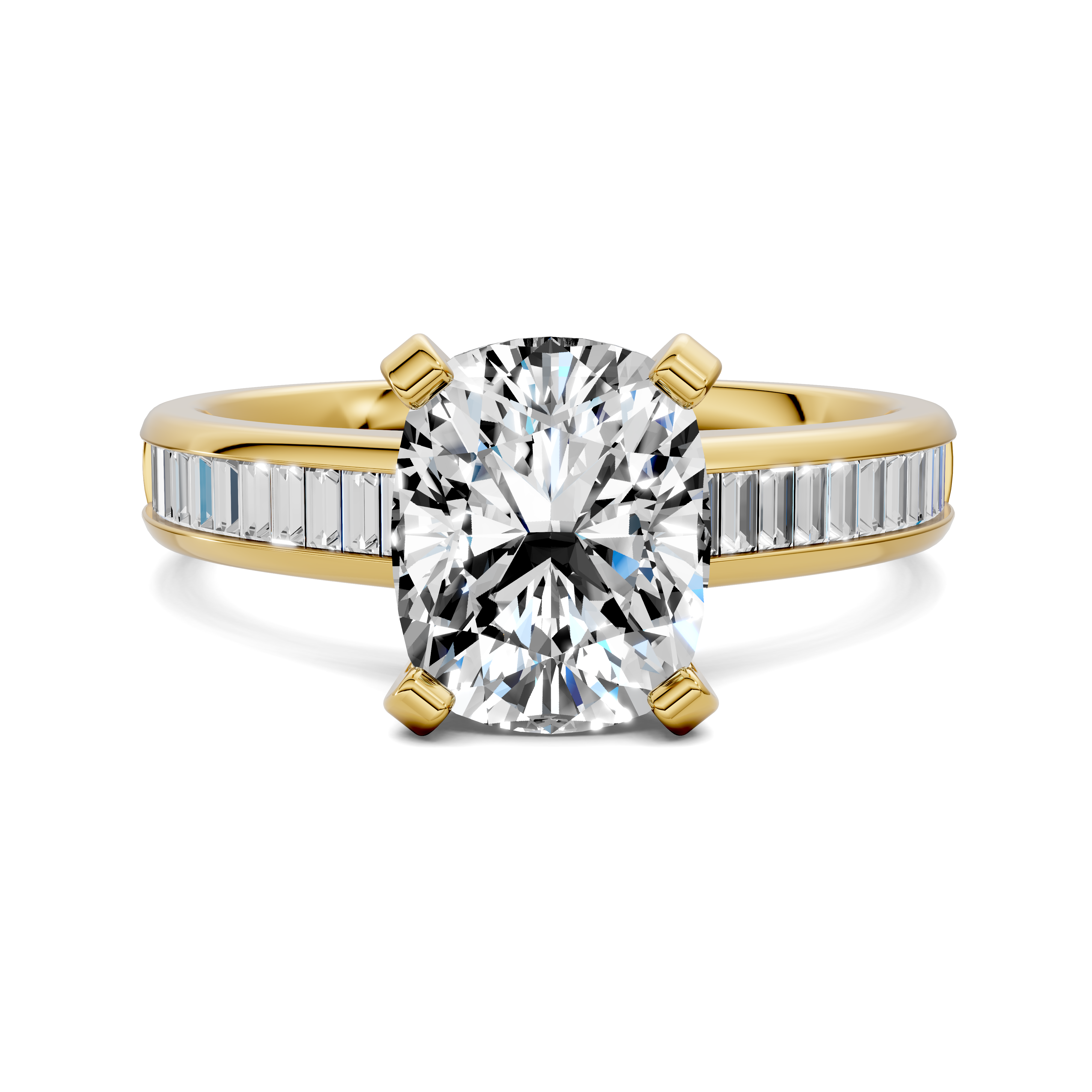 Paige Baguette Channel Set Ring