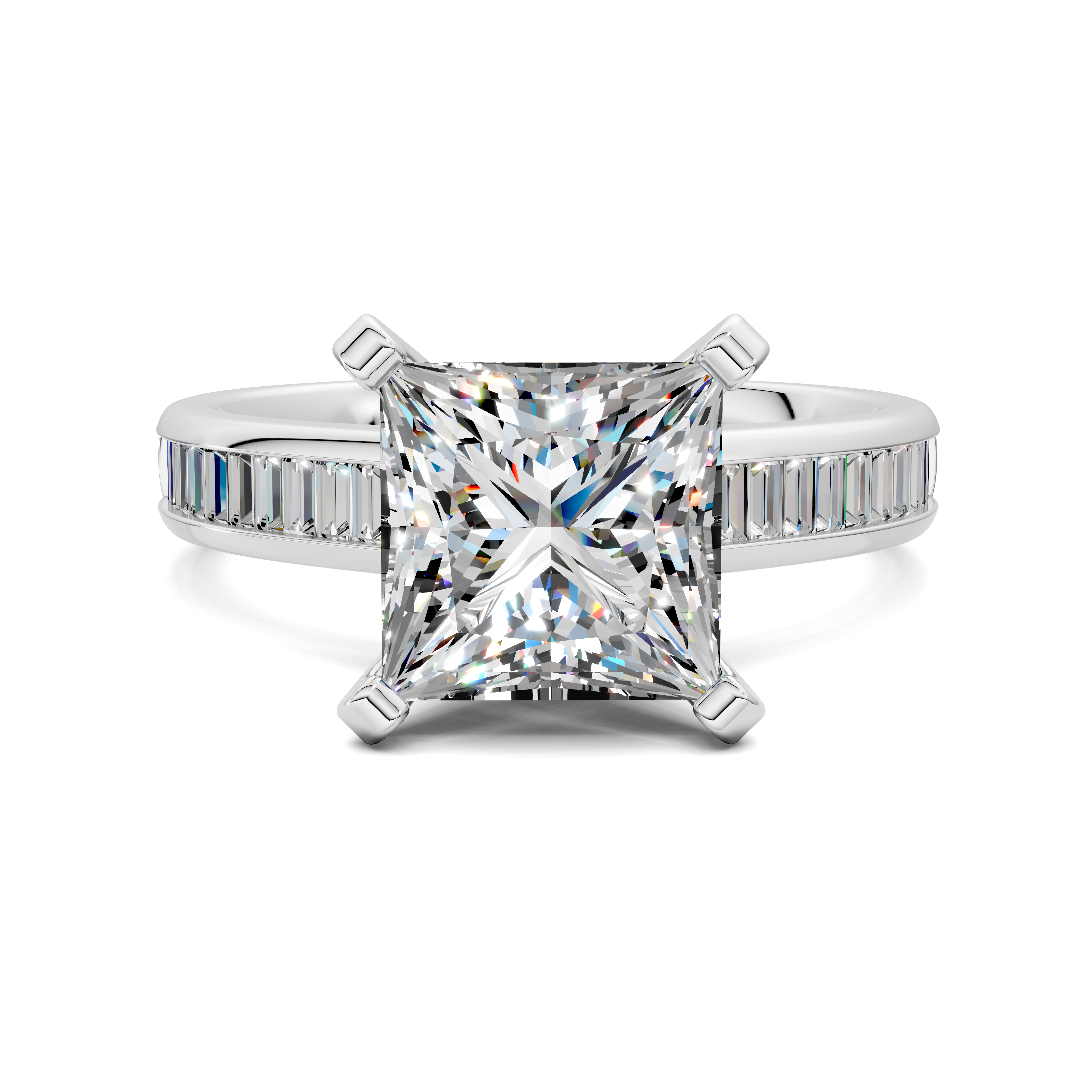Paige Baguette Channel Set Ring