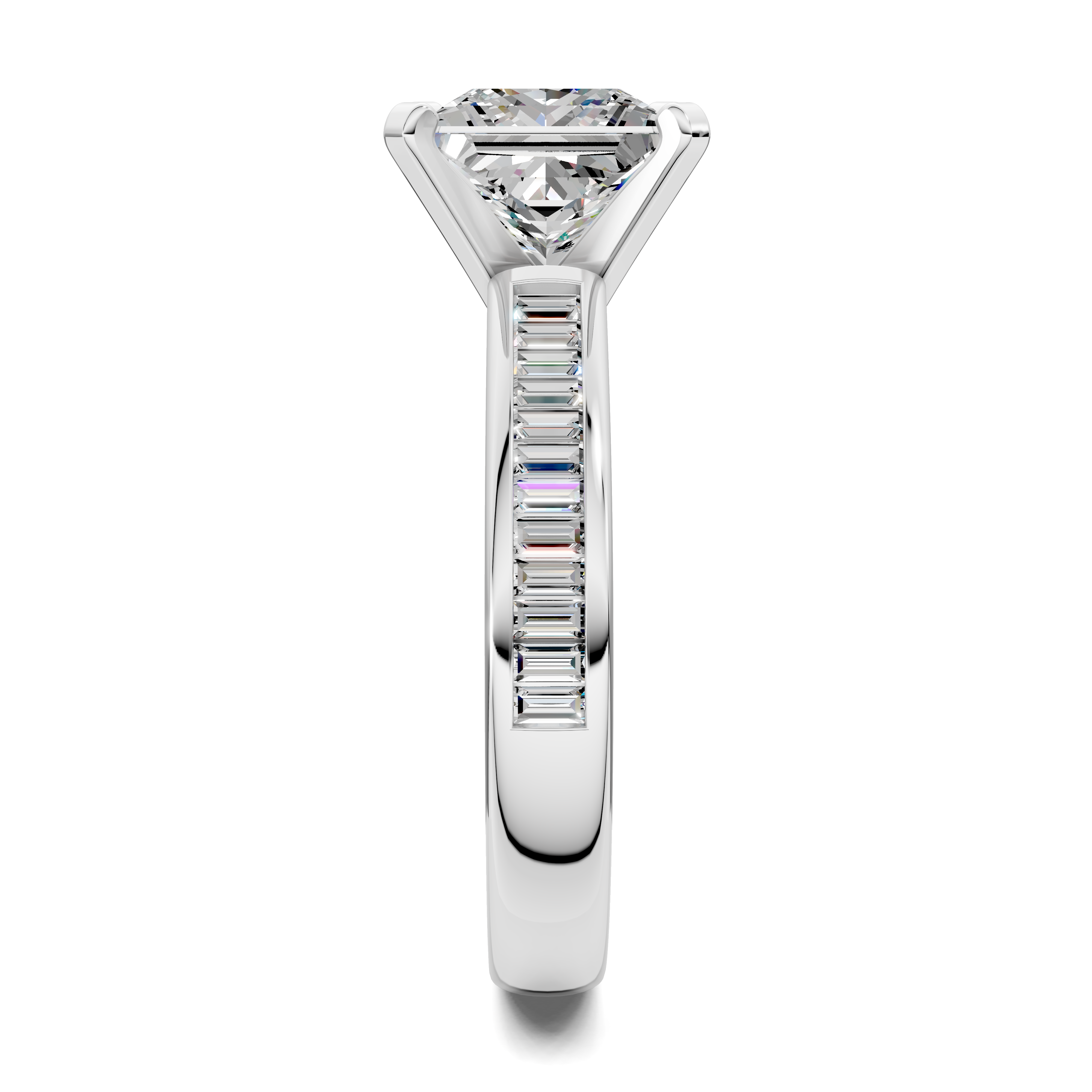 Paige Baguette Channel Set Ring