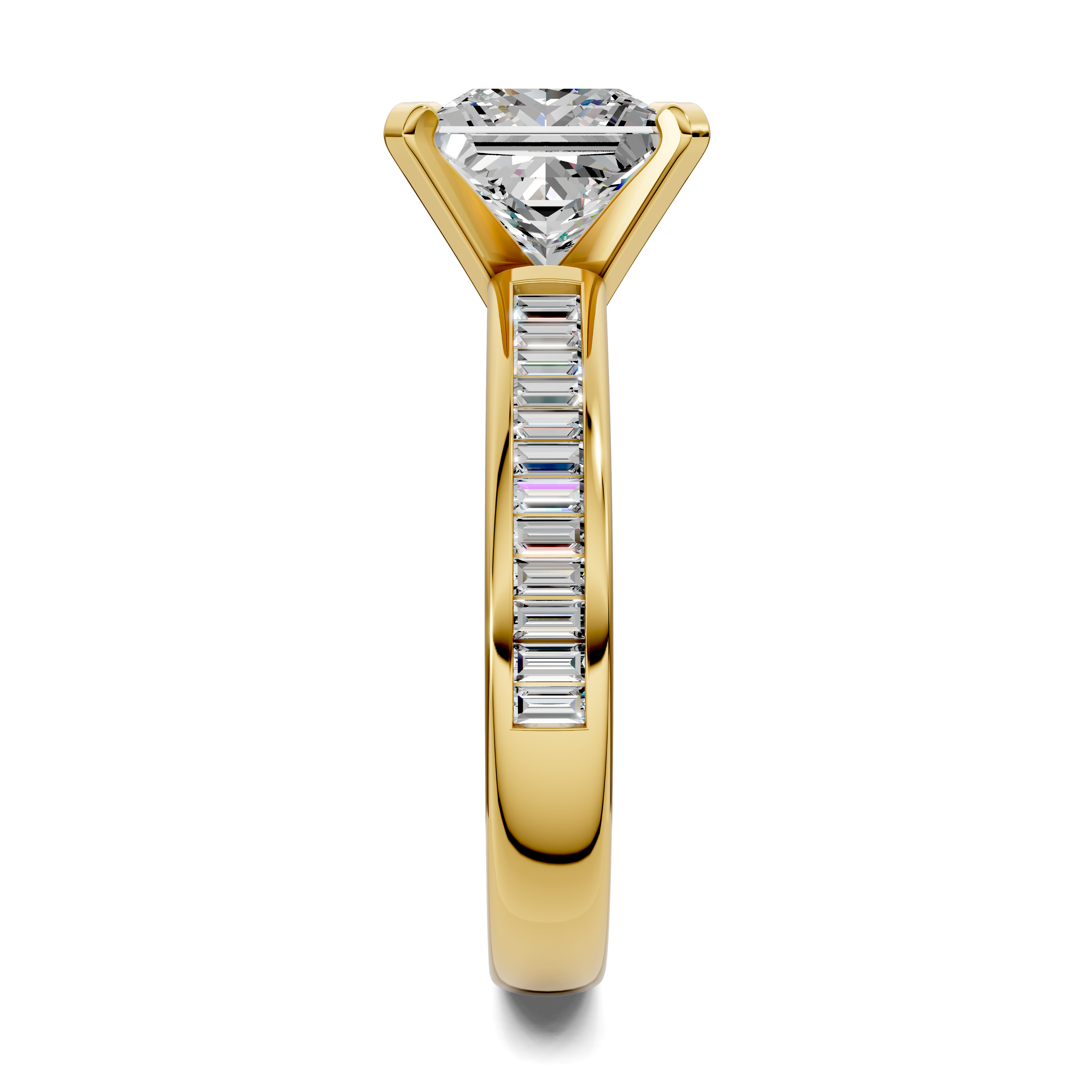 Paige Baguette Channel Set Ring