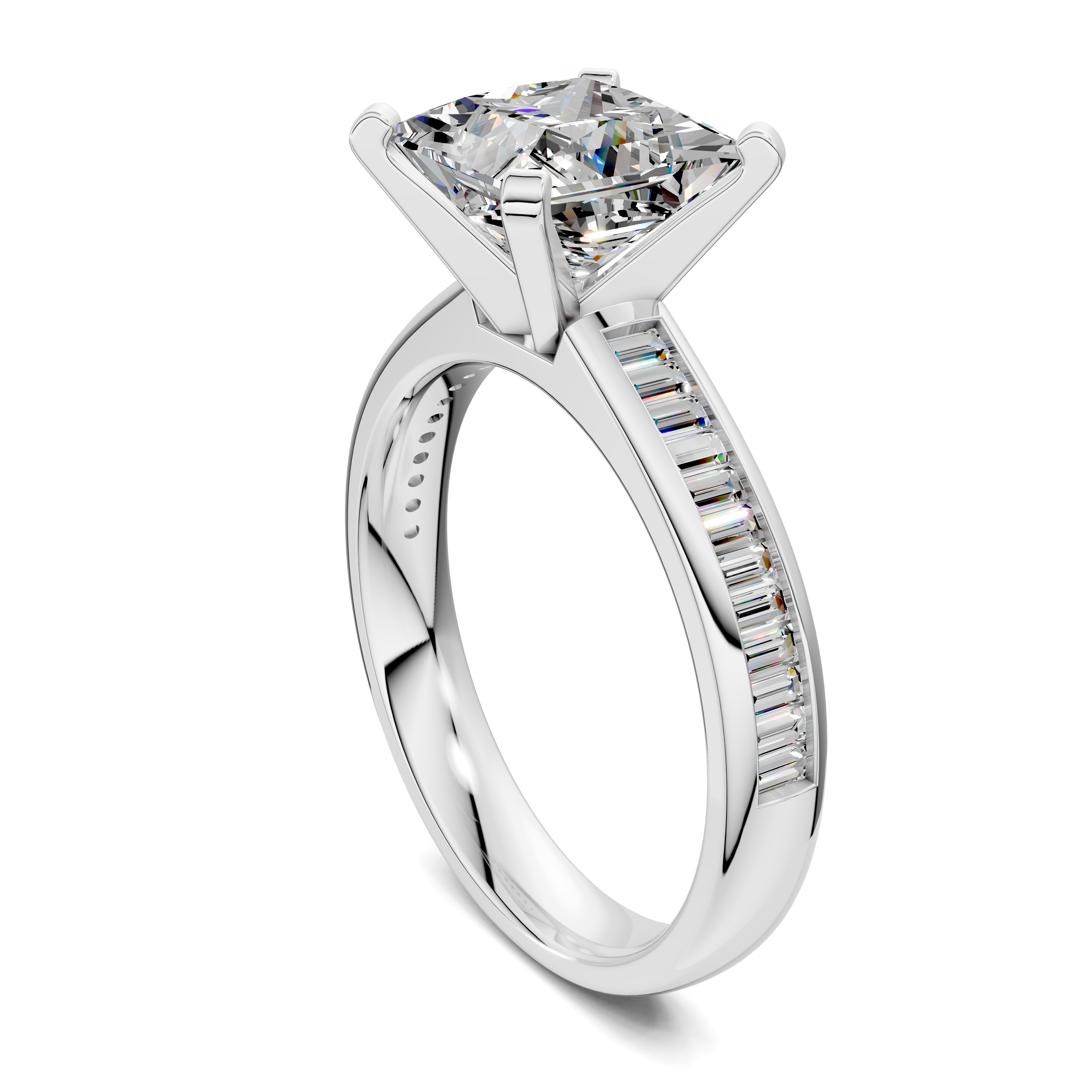 Paige Baguette Channel Set Ring