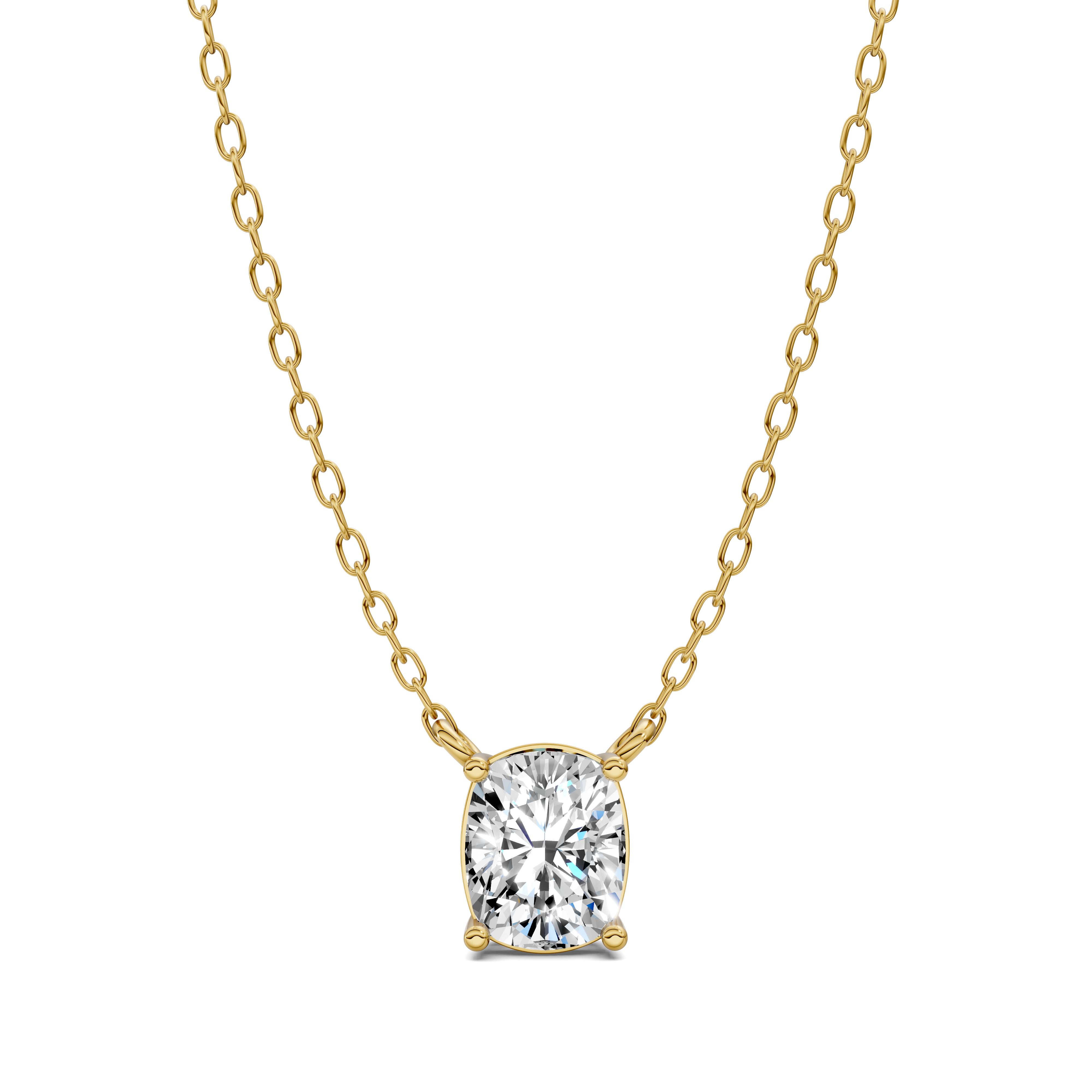 Cushion Solitaire Pendant (1.5 CTW)