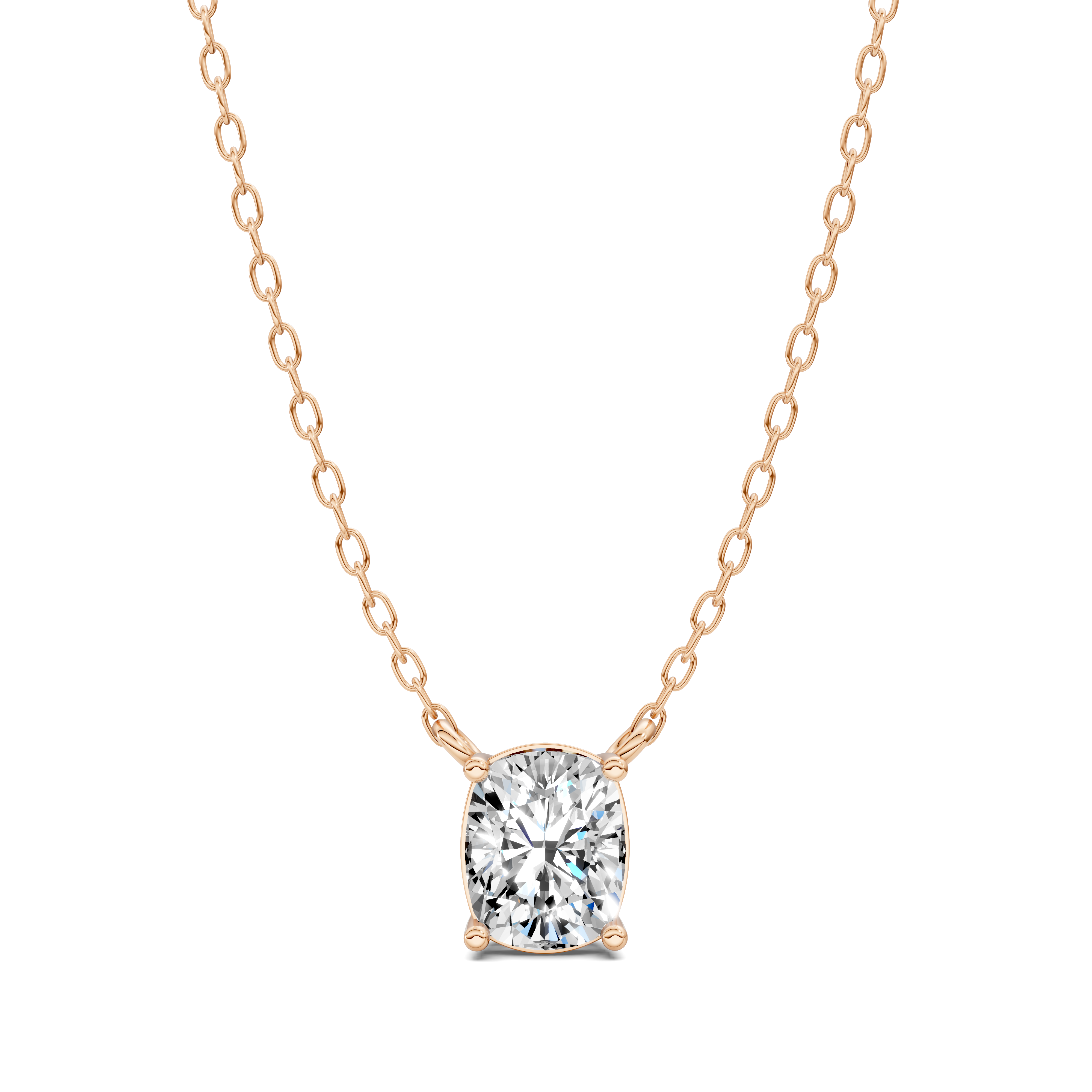 Cushion Solitaire Pendant (1.5 CTW)