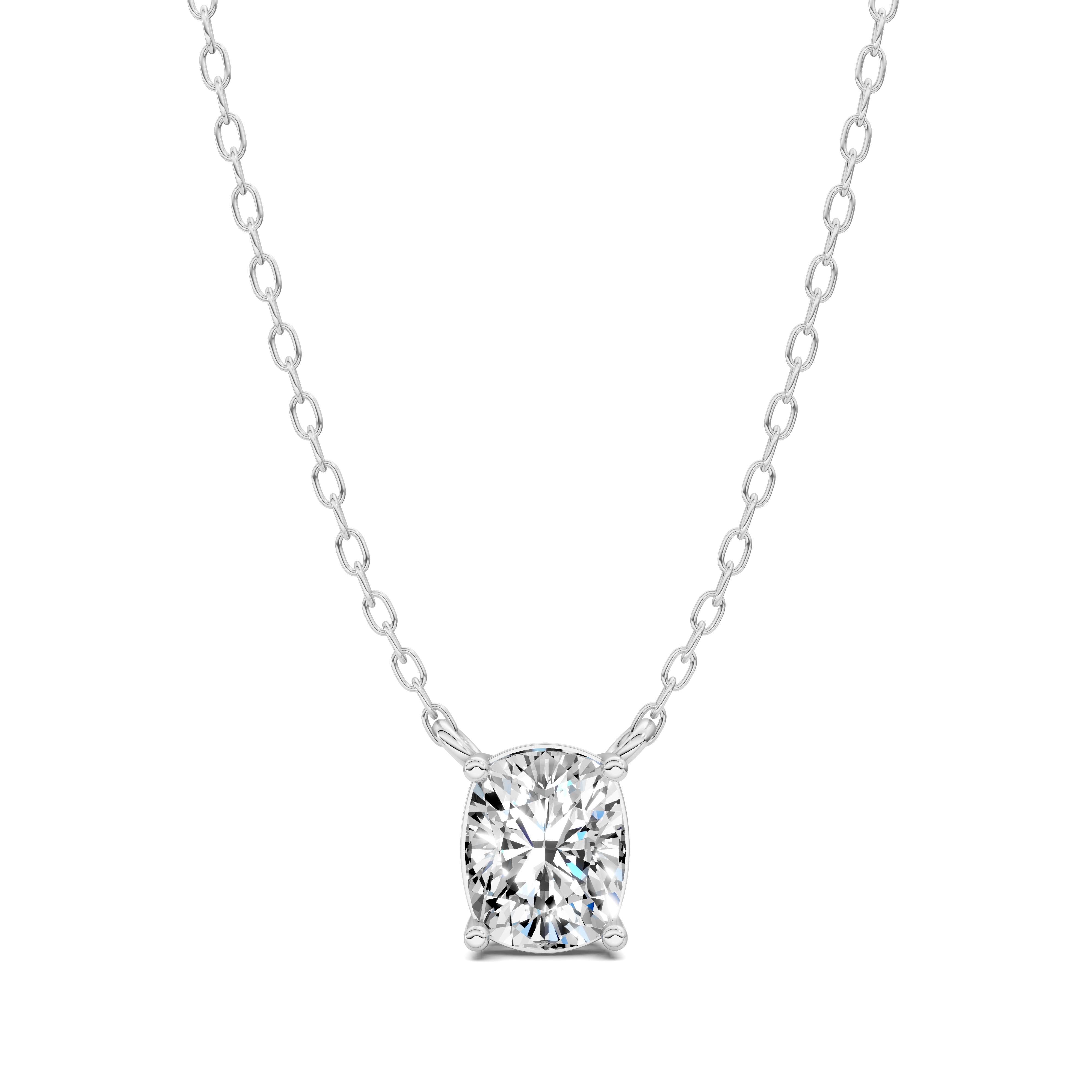 Cushion Solitaire Pendant (1.5 CTW)