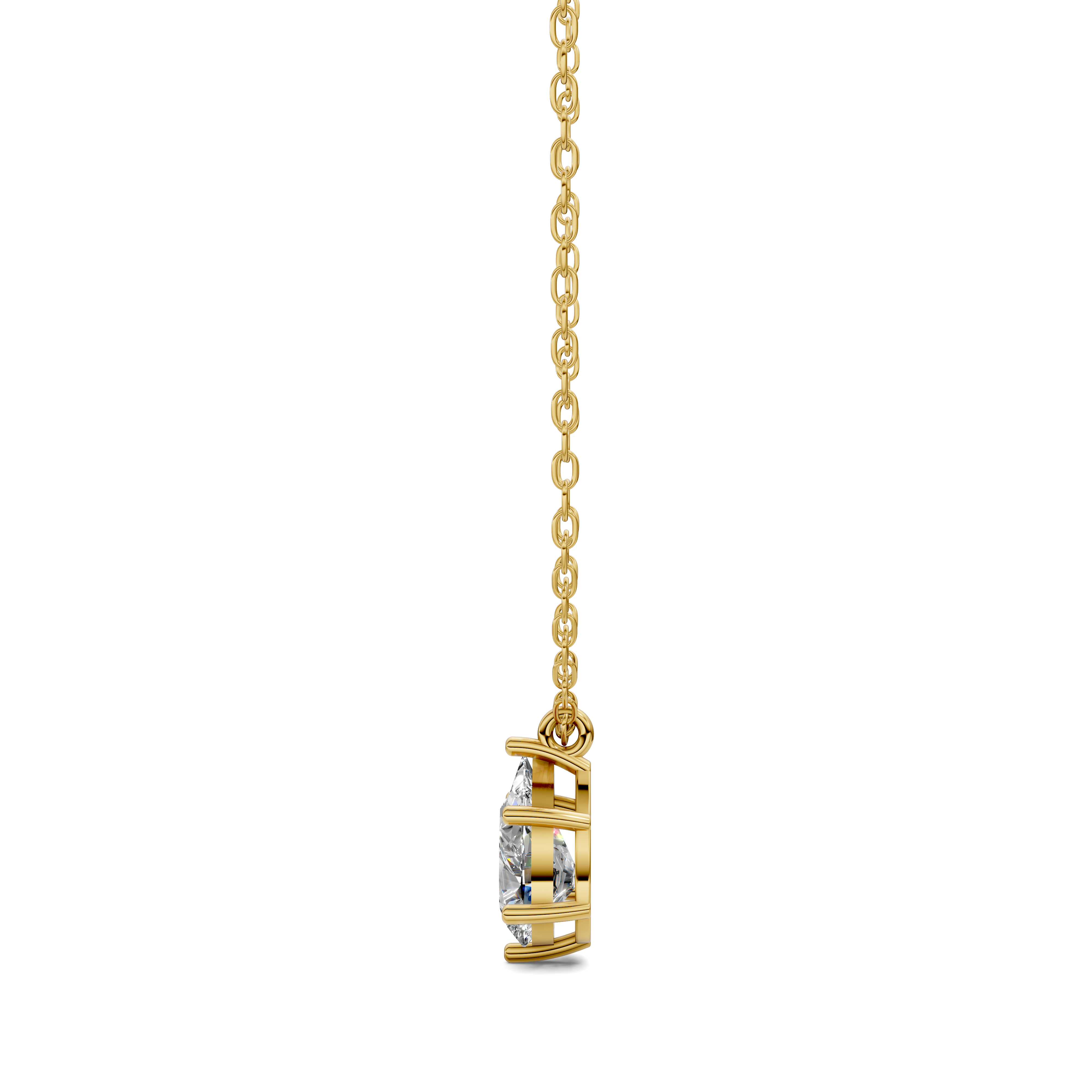 Pear Solitaire Pendant (1.5 CTW)