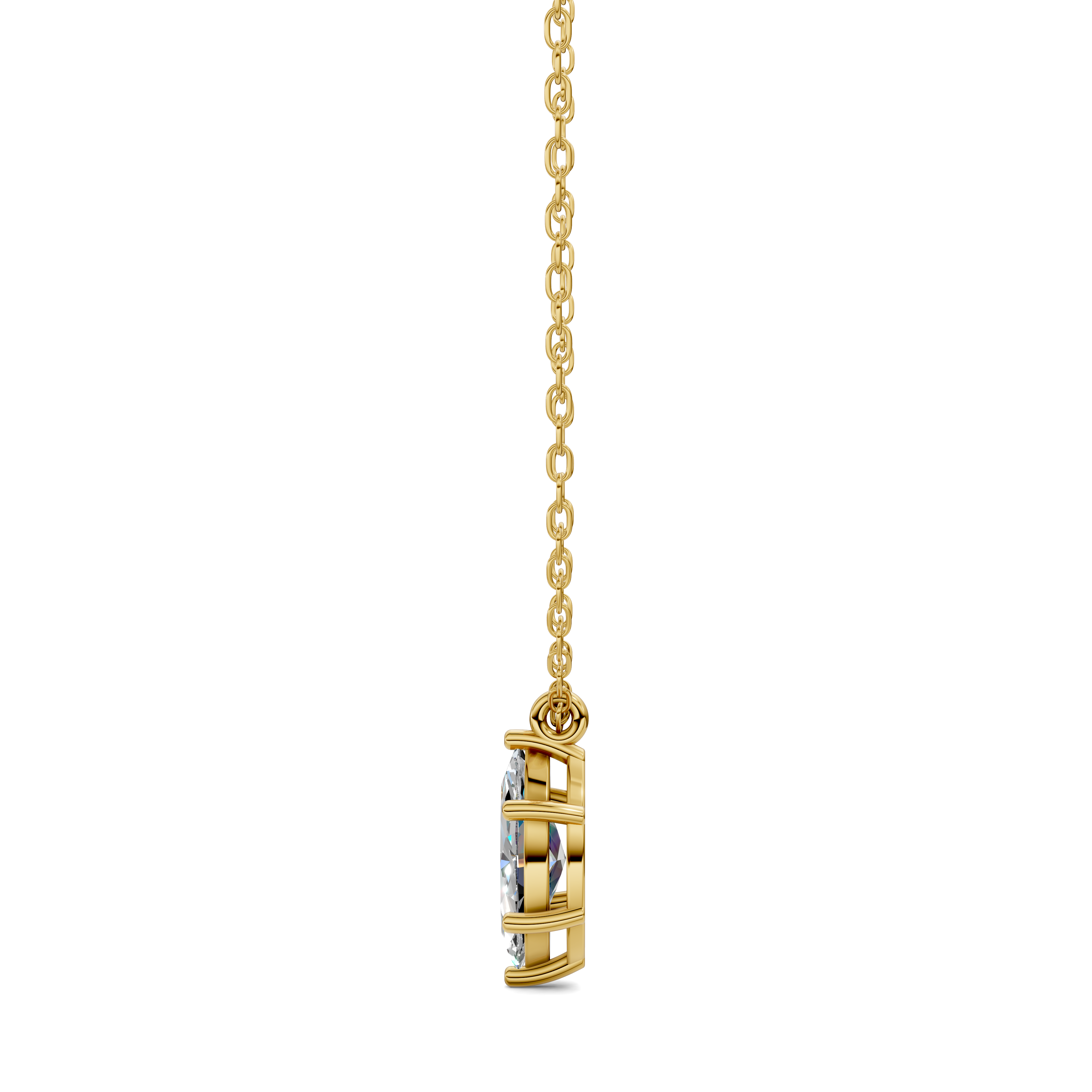 Marquise Solitaire Pendant (1.5 CTW)