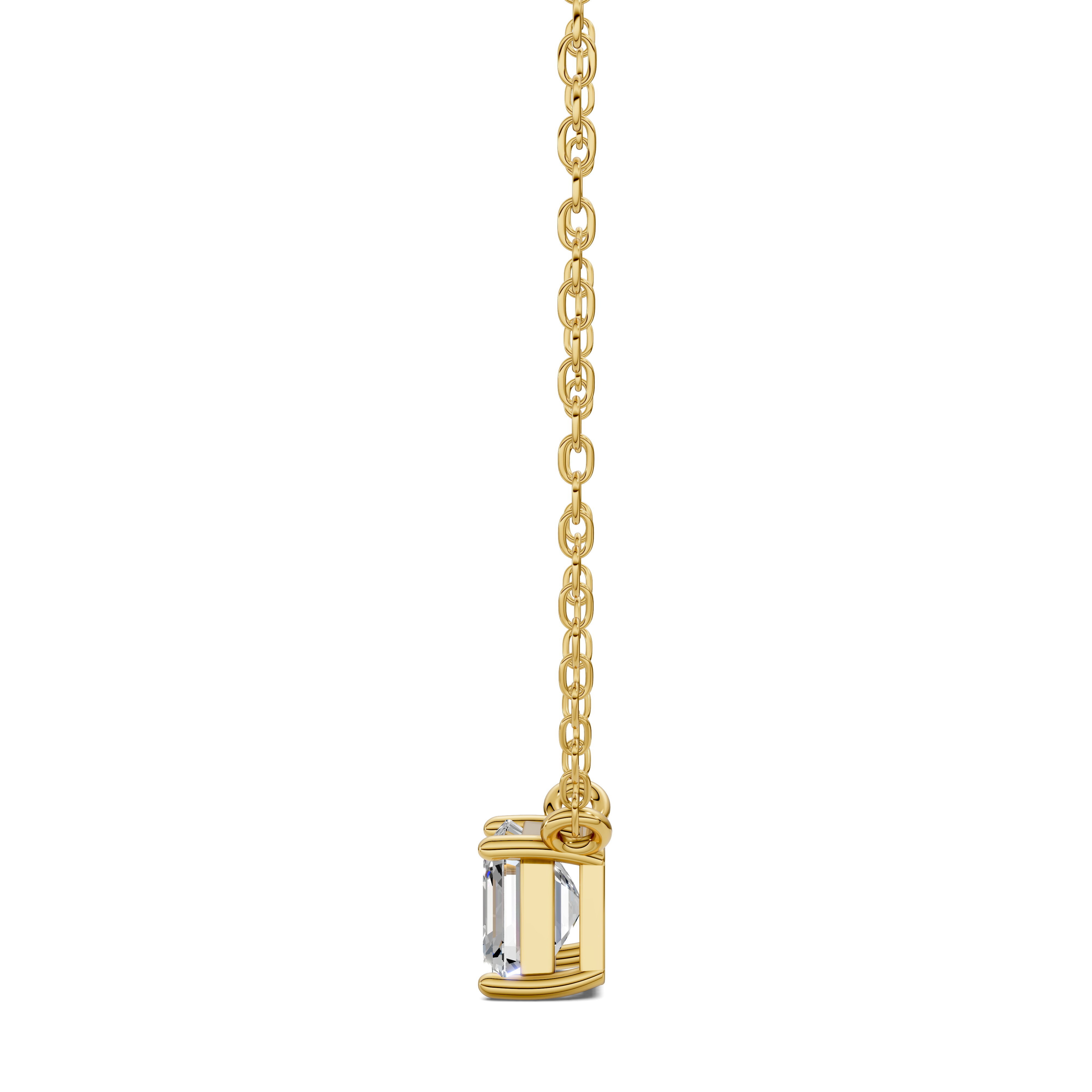 Asscher Solitaire Pendant (1.5 CTW)