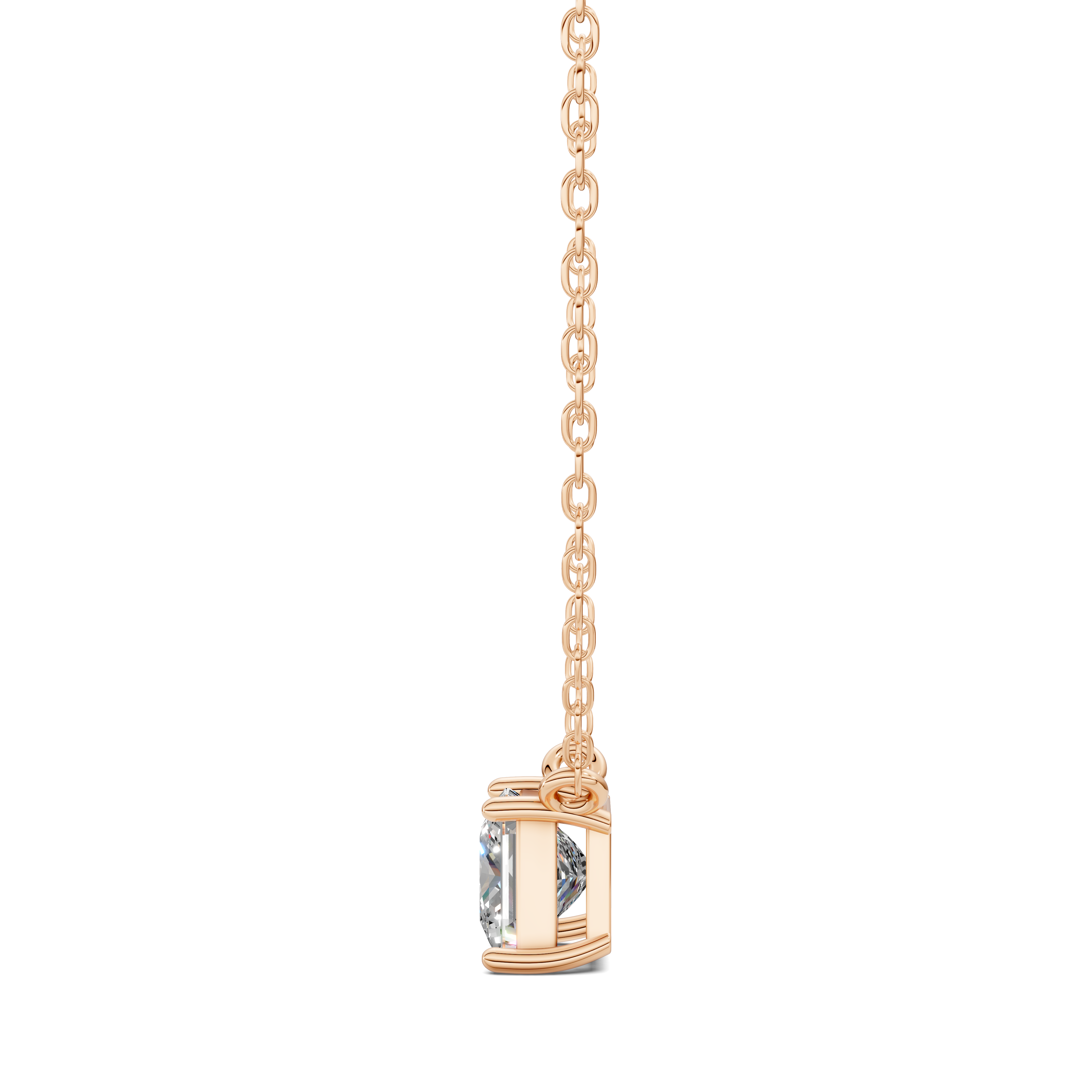 Princess Solitaire Pendant (1.5 CTW)