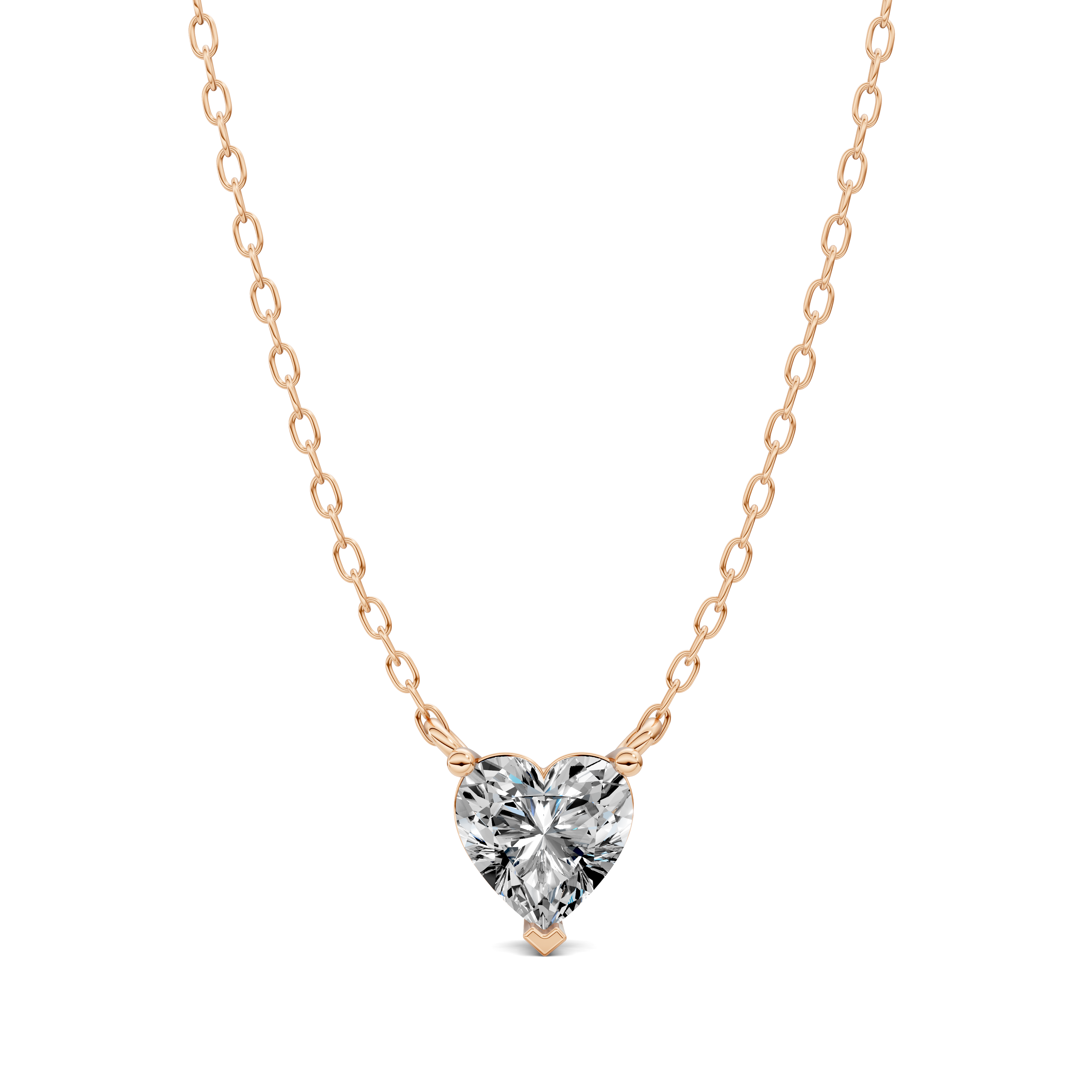 Heart Solitaire Pendant (1.5 CTW)