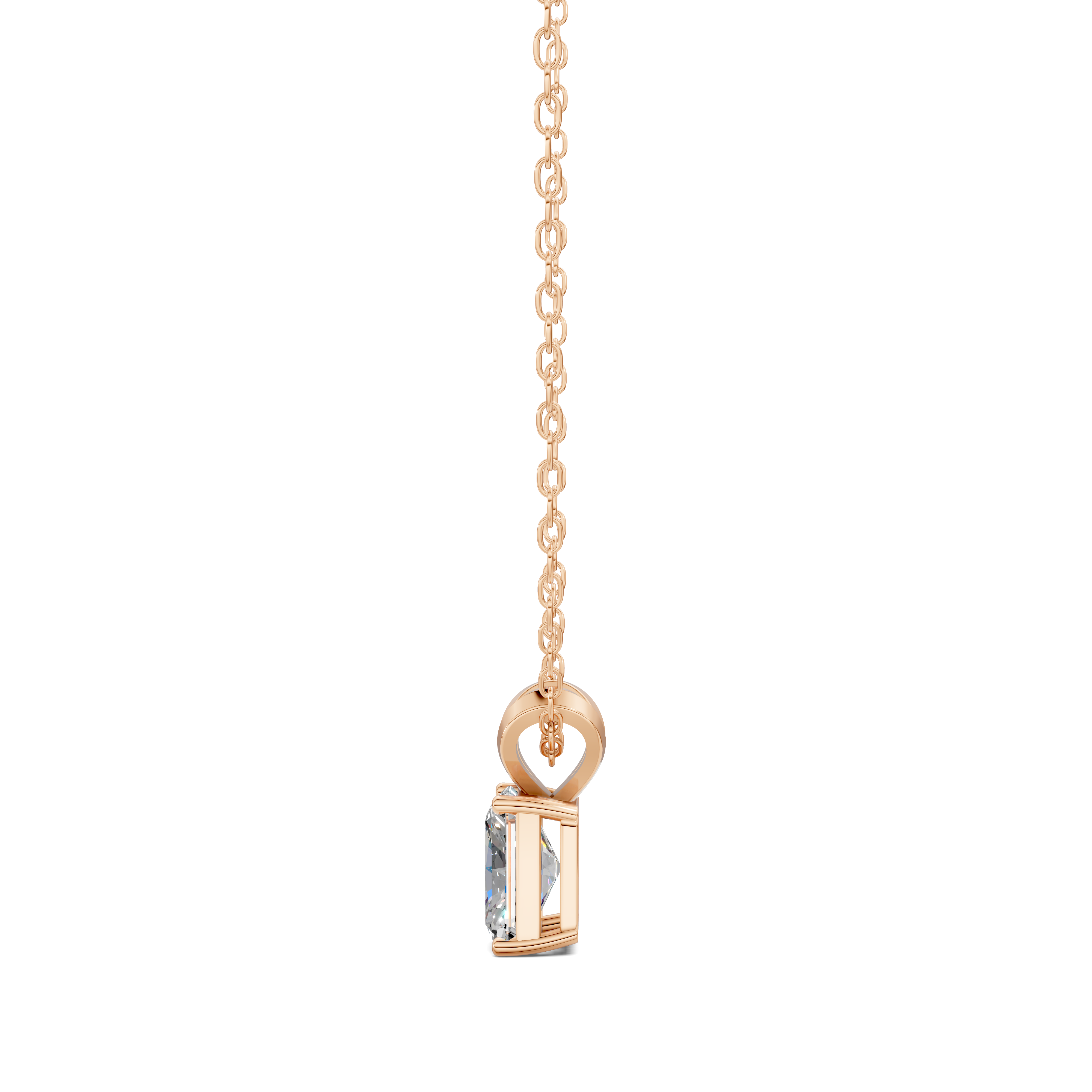 Radiant Split Bail Diamond Pendant (1.50 CTW)