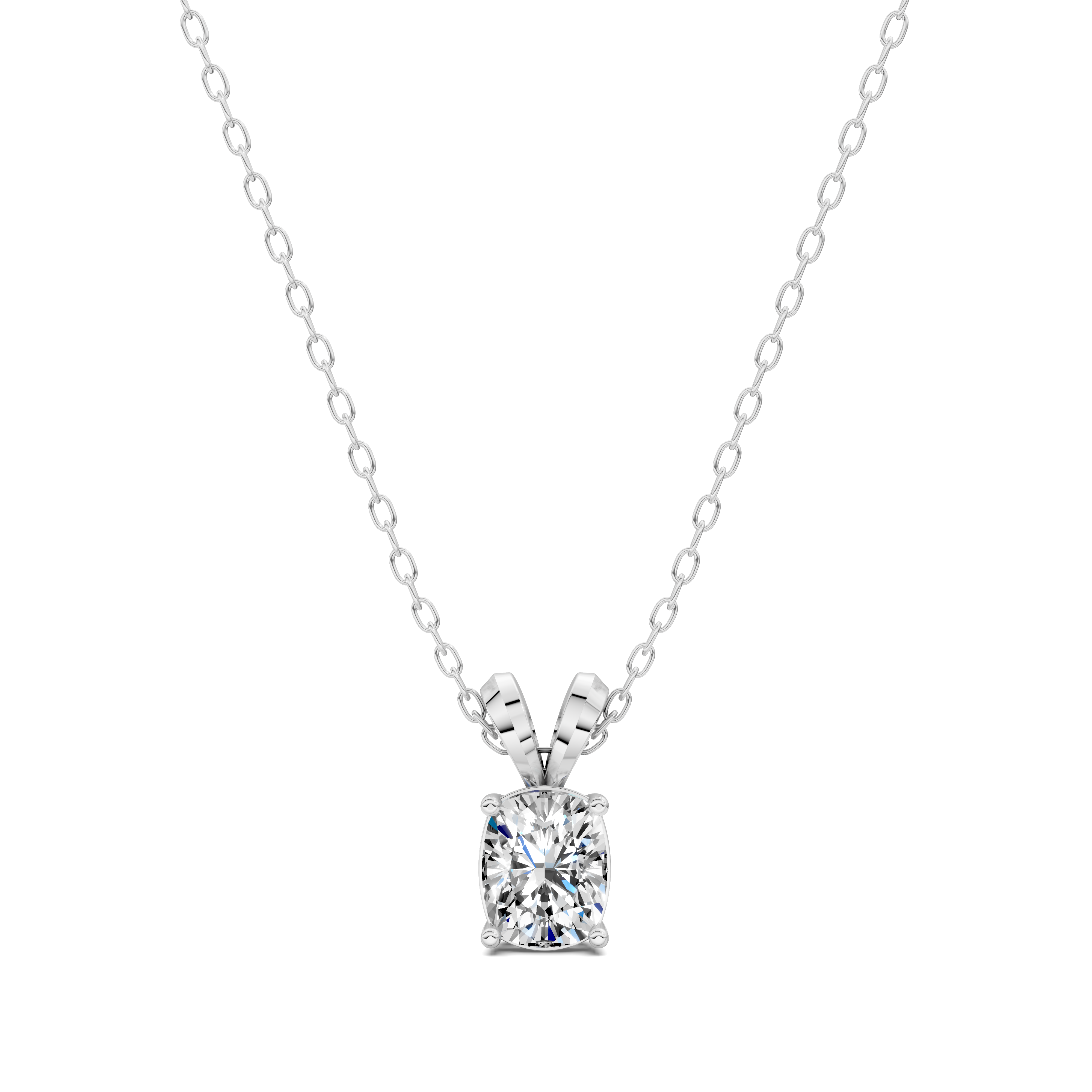 Cushion Split Bail Diamond Pendant (1.50 CTW)